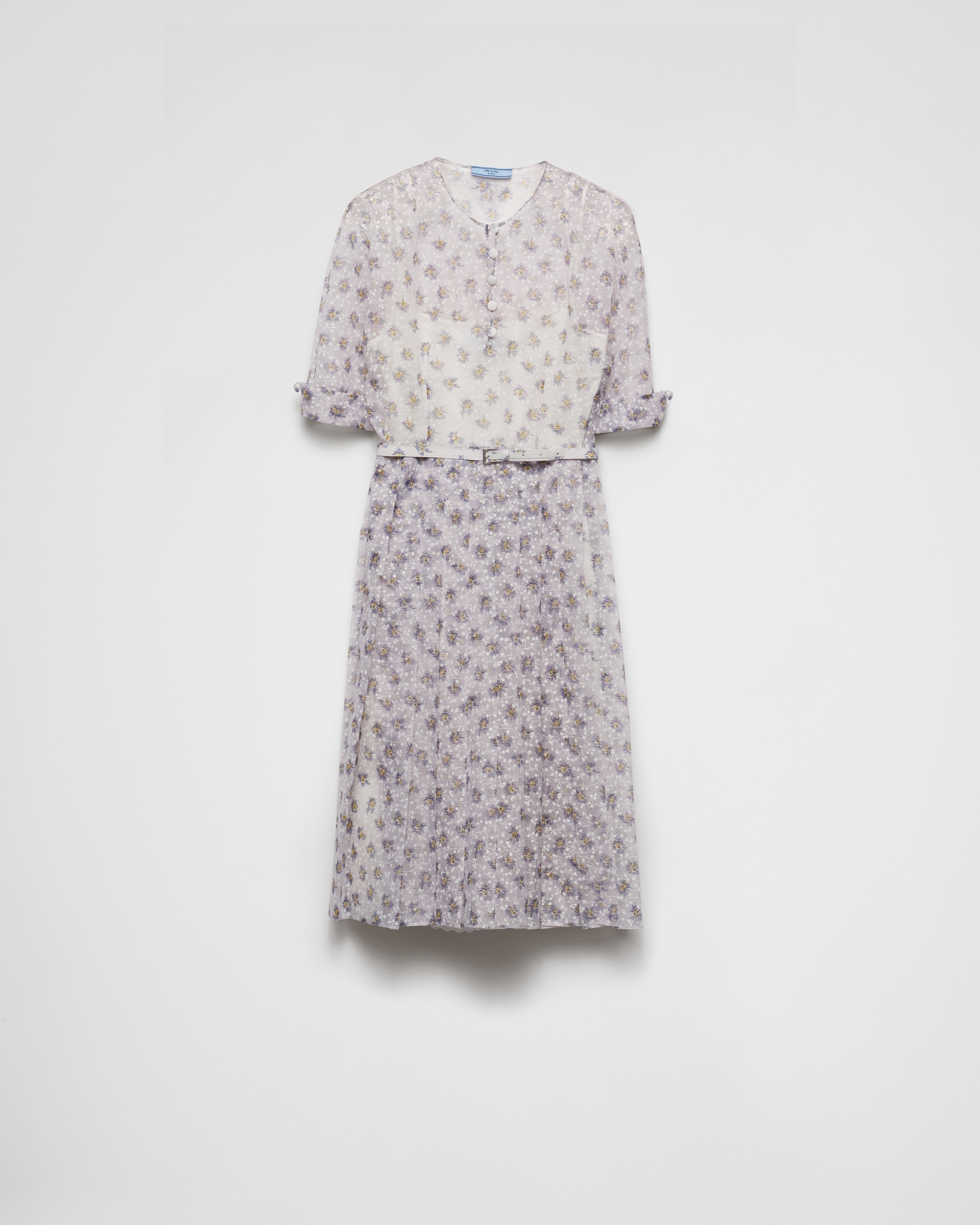 Printed nylonette dress - 1