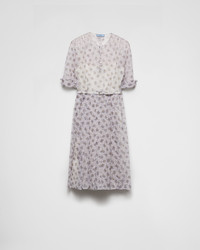 【プラダ・PRADA】Printed nylonette dress Prada Printed Nylonette Dress | Saks Fifth Avenue