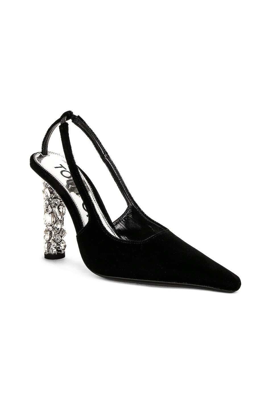 Bejeweled 105 Velvet Slingback Pump - 2