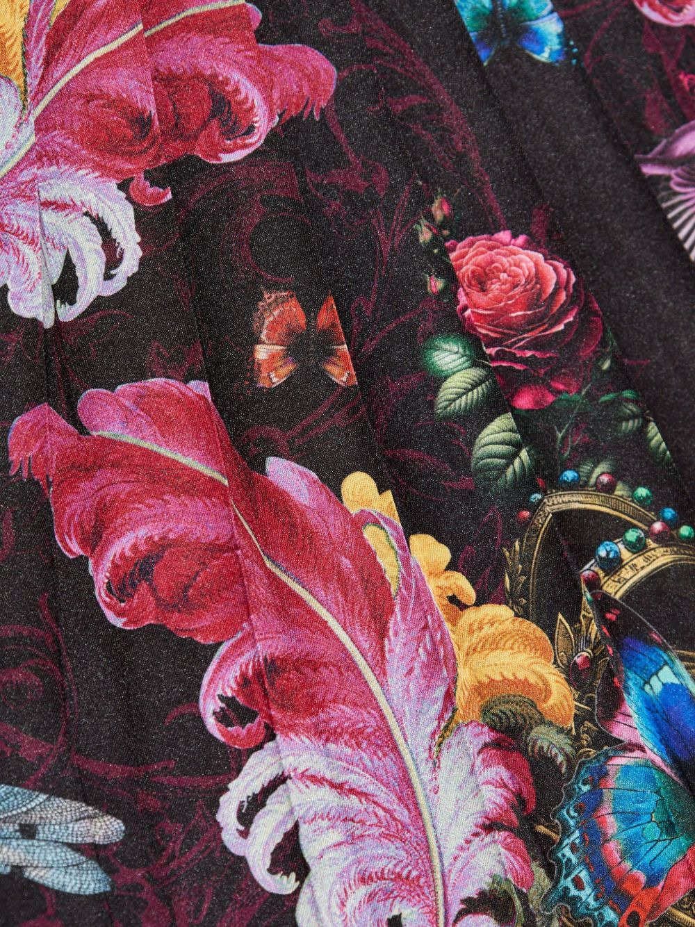floral-print pleated skirt - 5
