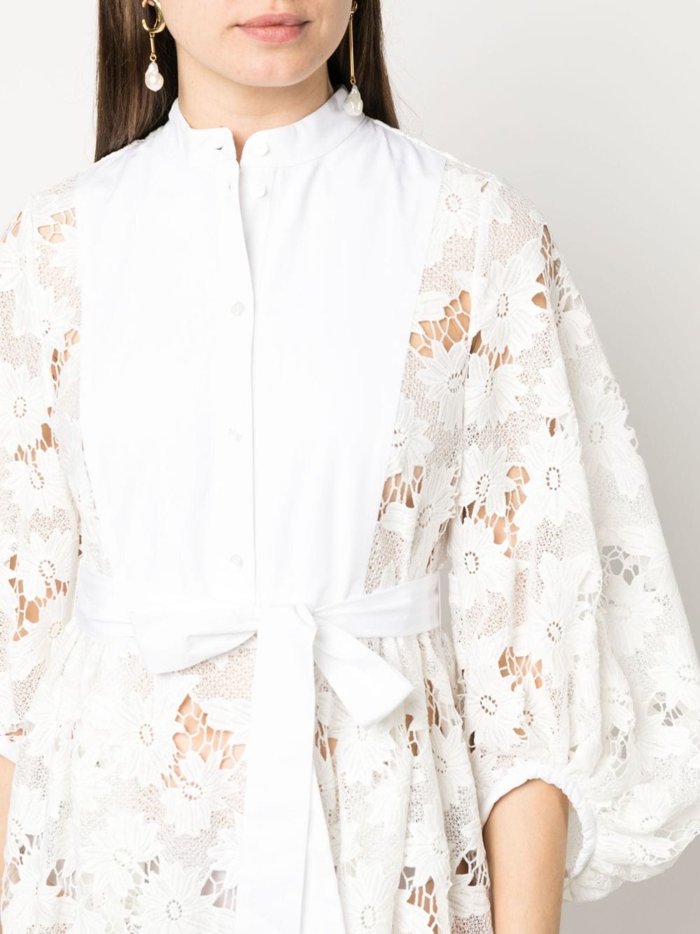Nairne floral-lace midi dress - 5
