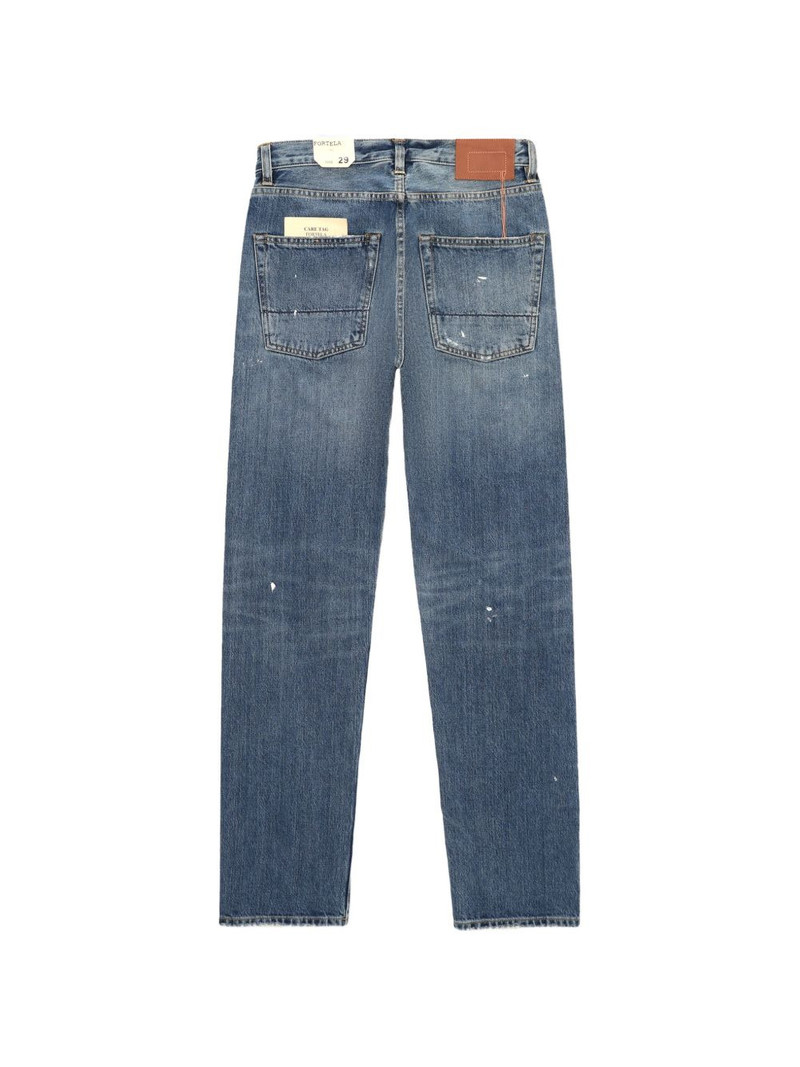 FORTELA selvage five-pocket jeans outlook