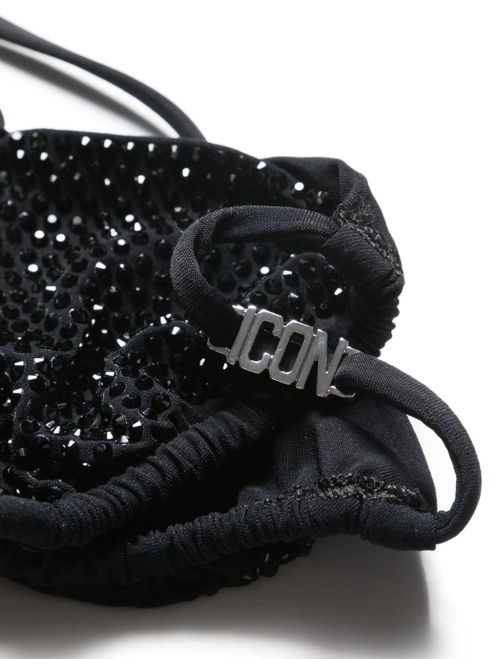 crystal-embellished bikini top - 3