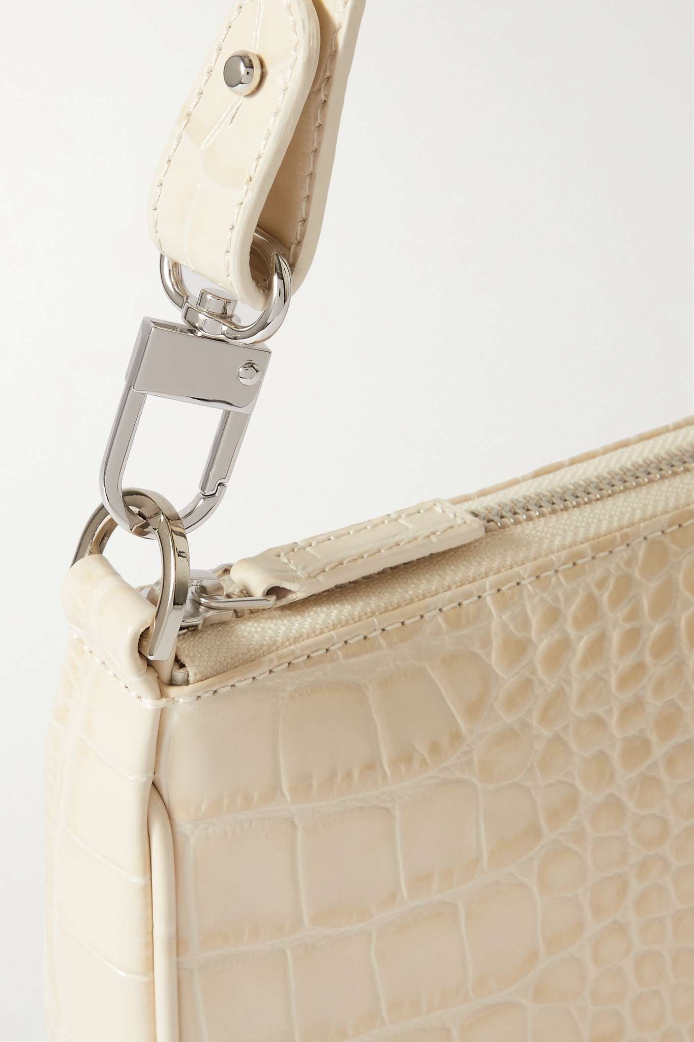 Rachel croc-effect leather shoulder bag - 4