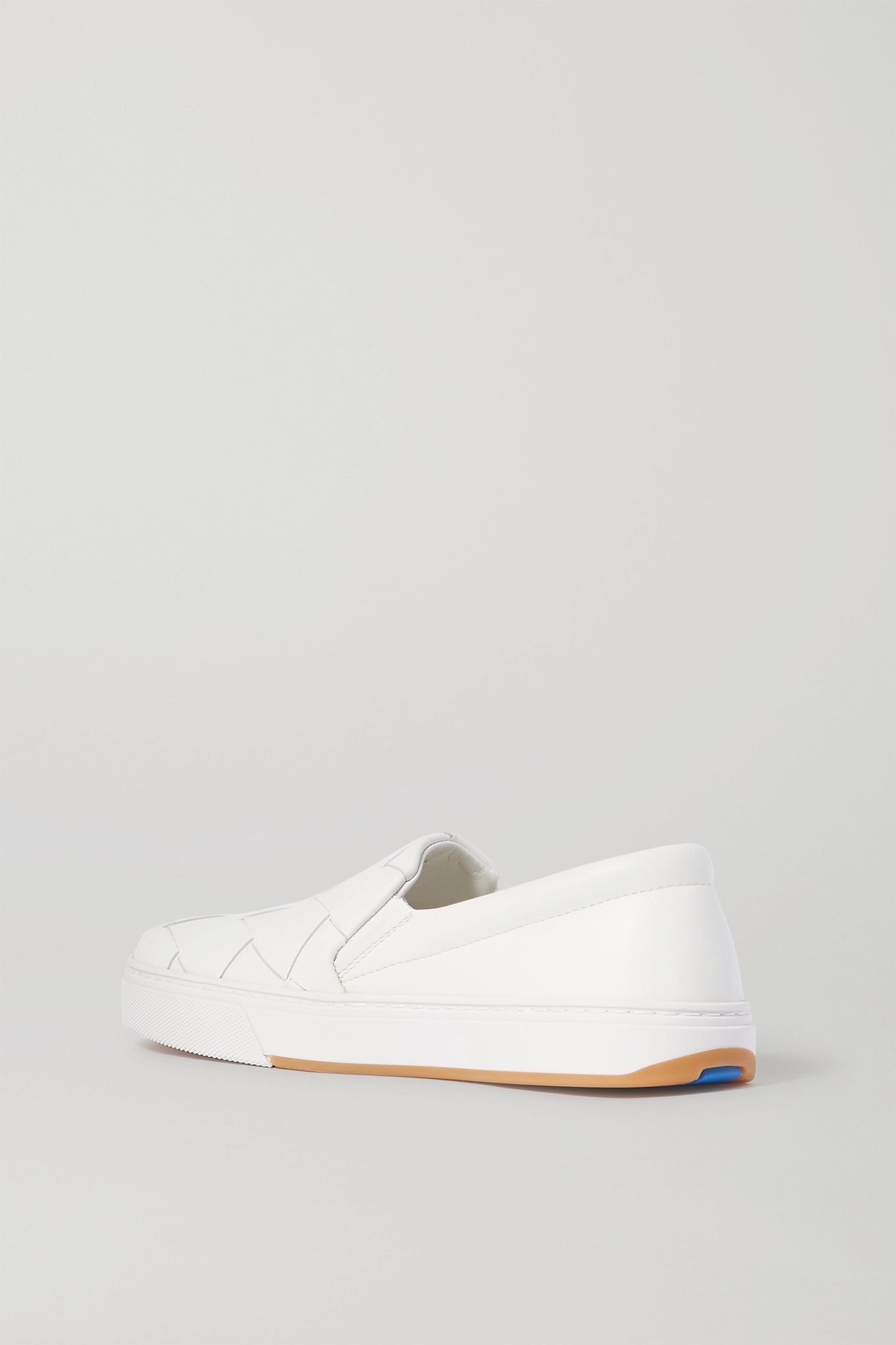 Speedster intrecciato leather slip-on sneakers - 4