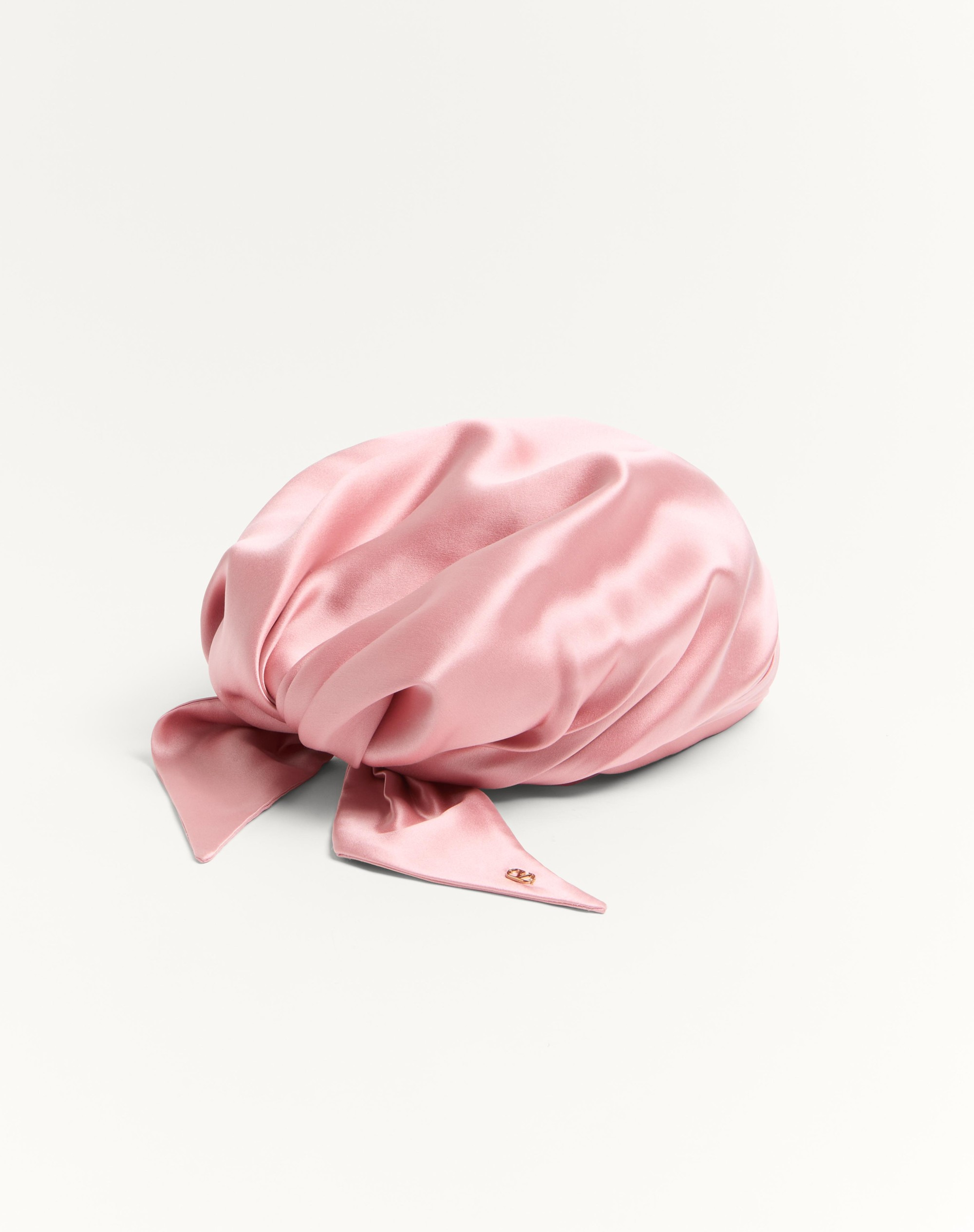 TURBAN SCARF WITH SILK BRAID - 3