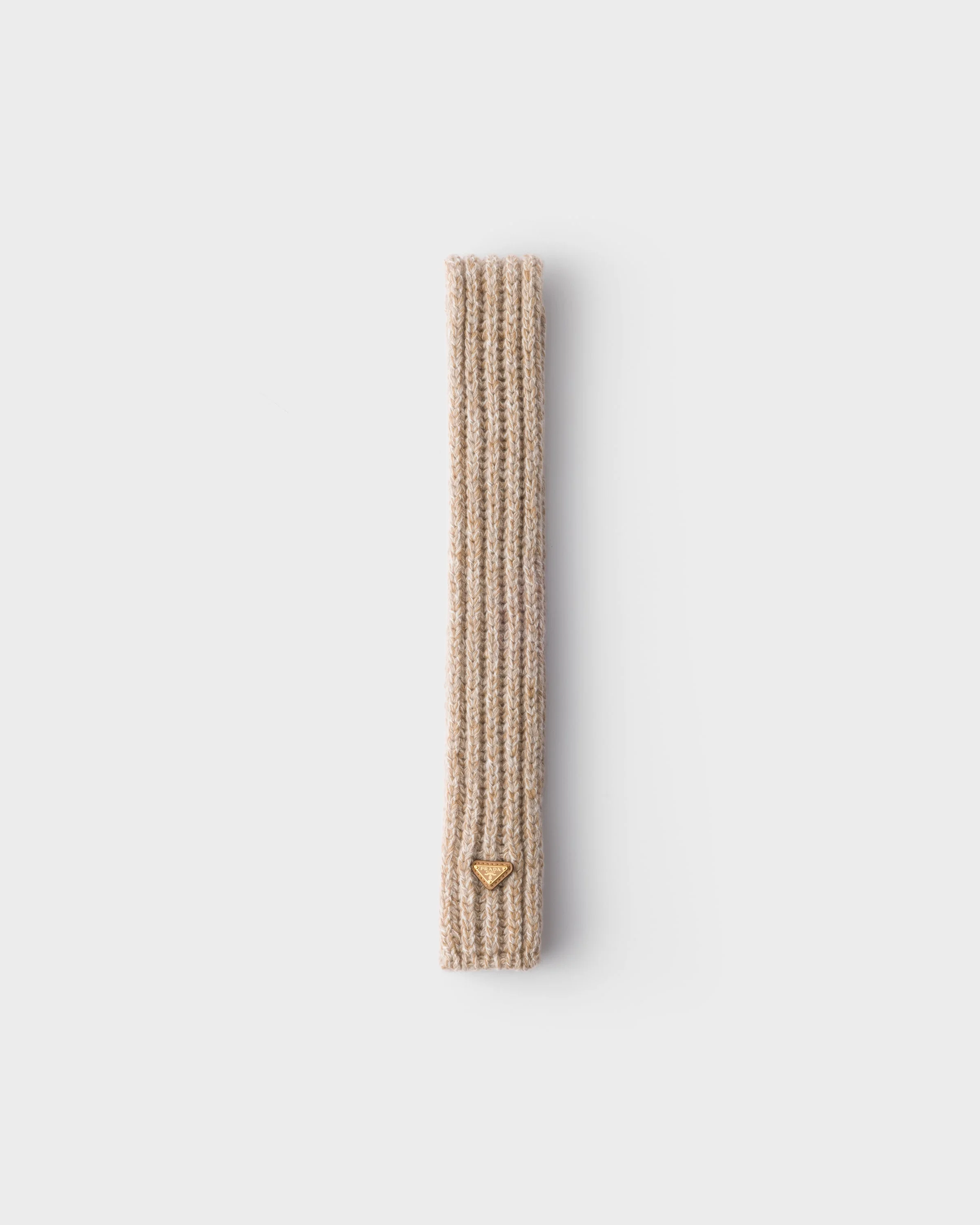 Wool and mouliné cashmere scarf - 1