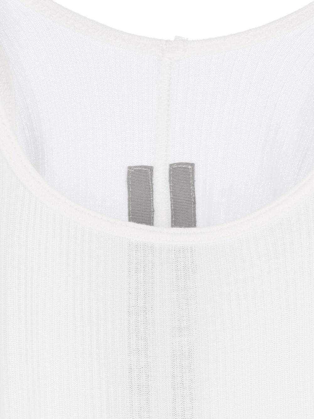 ribbed round-neck top - 3