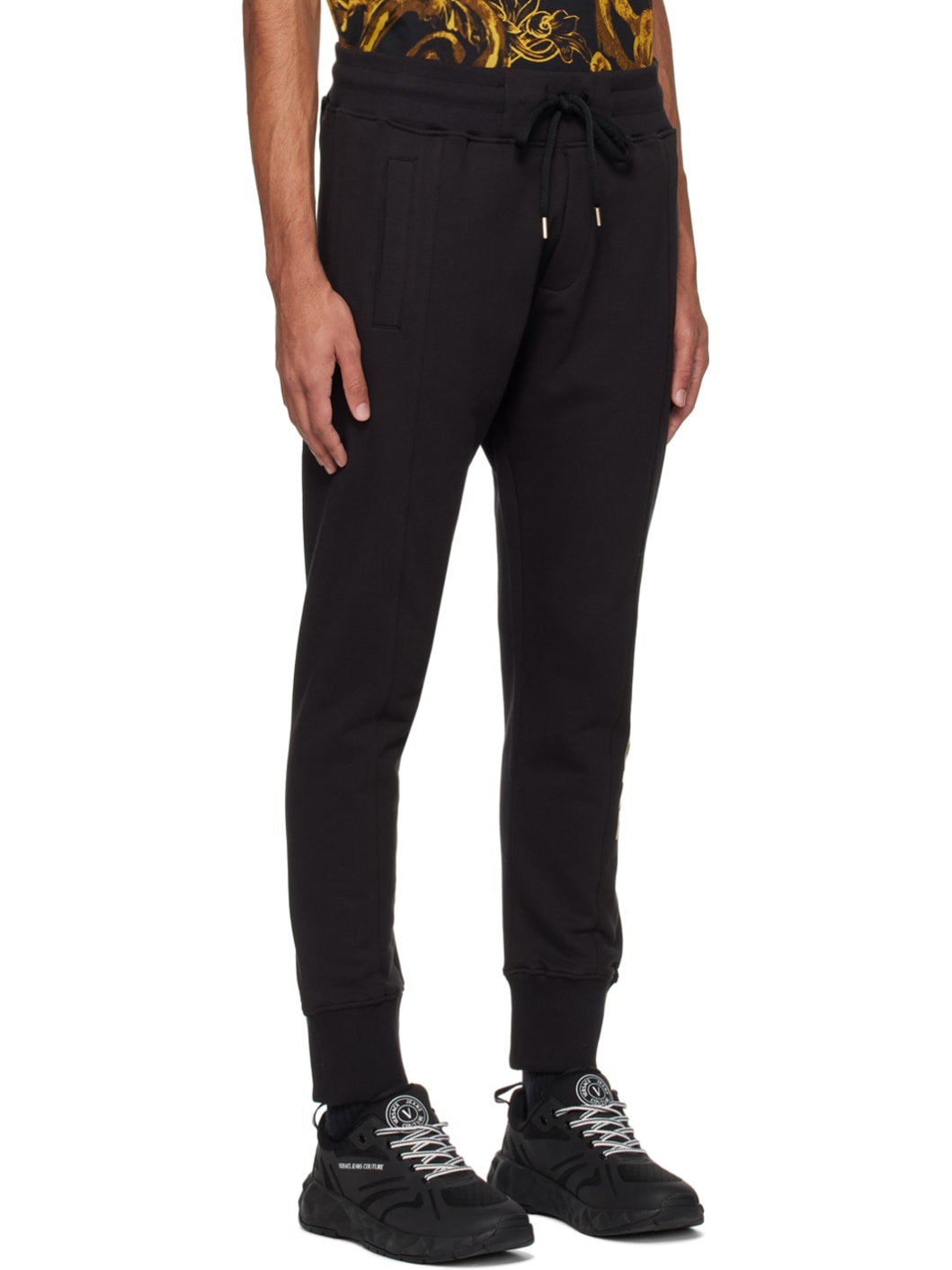 Black Drawstring Sweatpants - 2