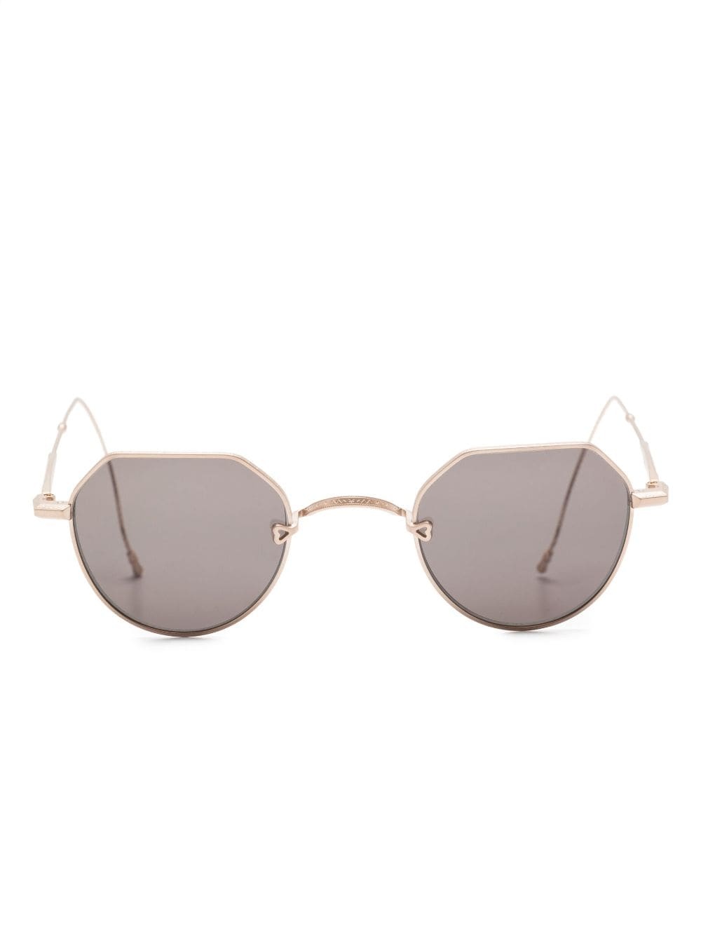 round-frame tinted sunglasses - 1