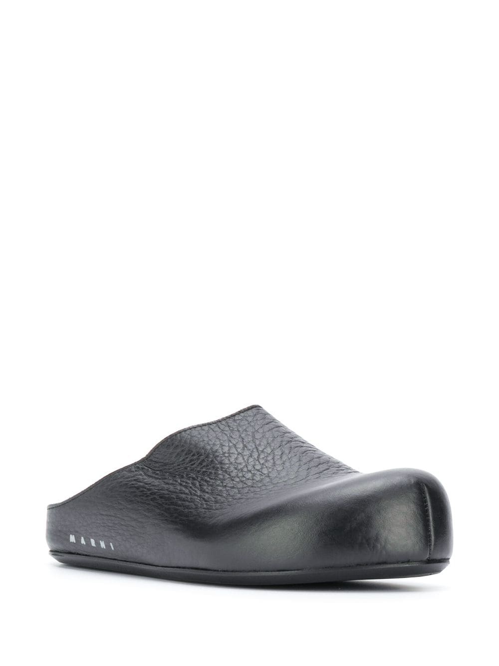 slip-on leather clogs - 2