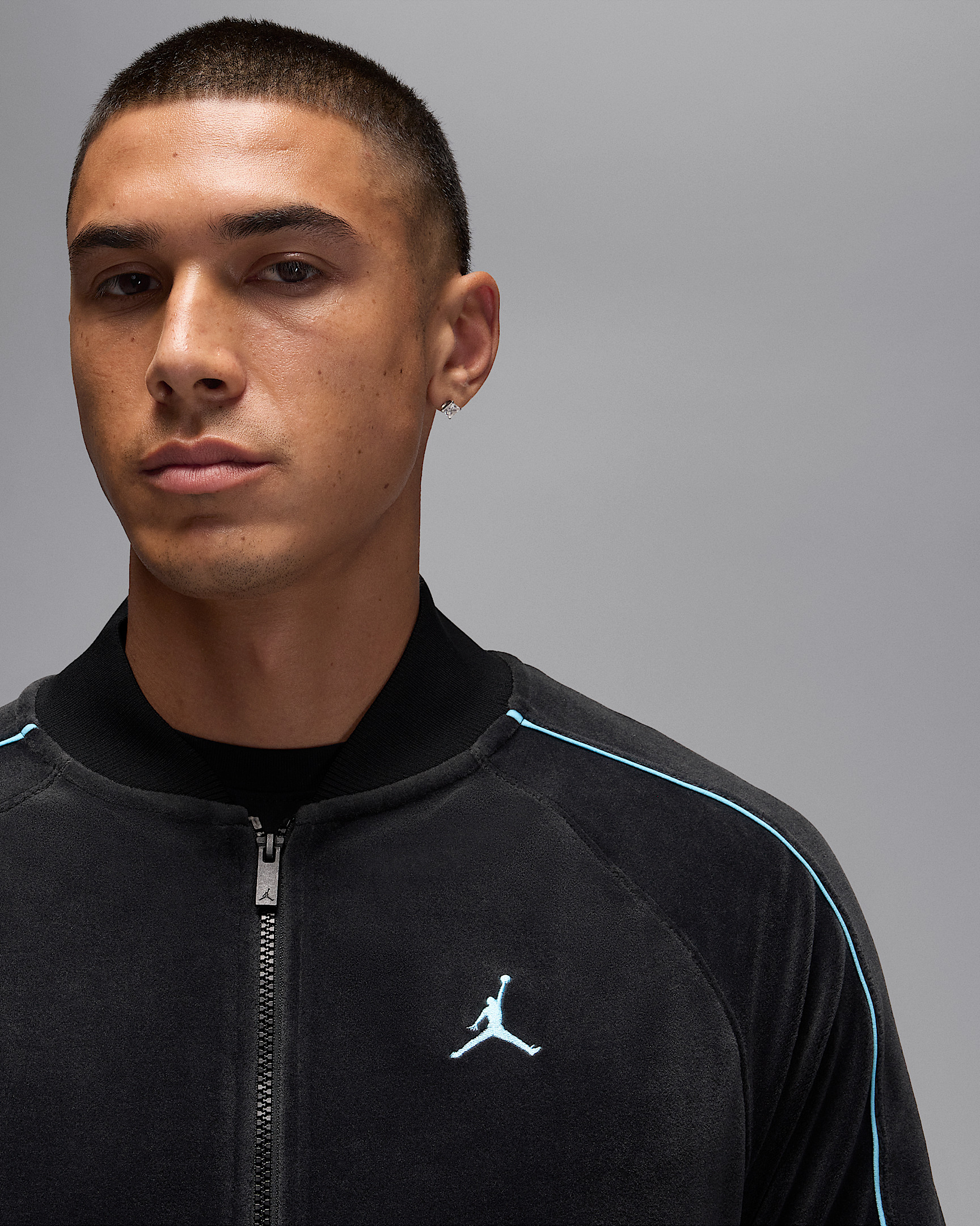 Jordan Brooklyn Men's Velour Track Jacket - 3