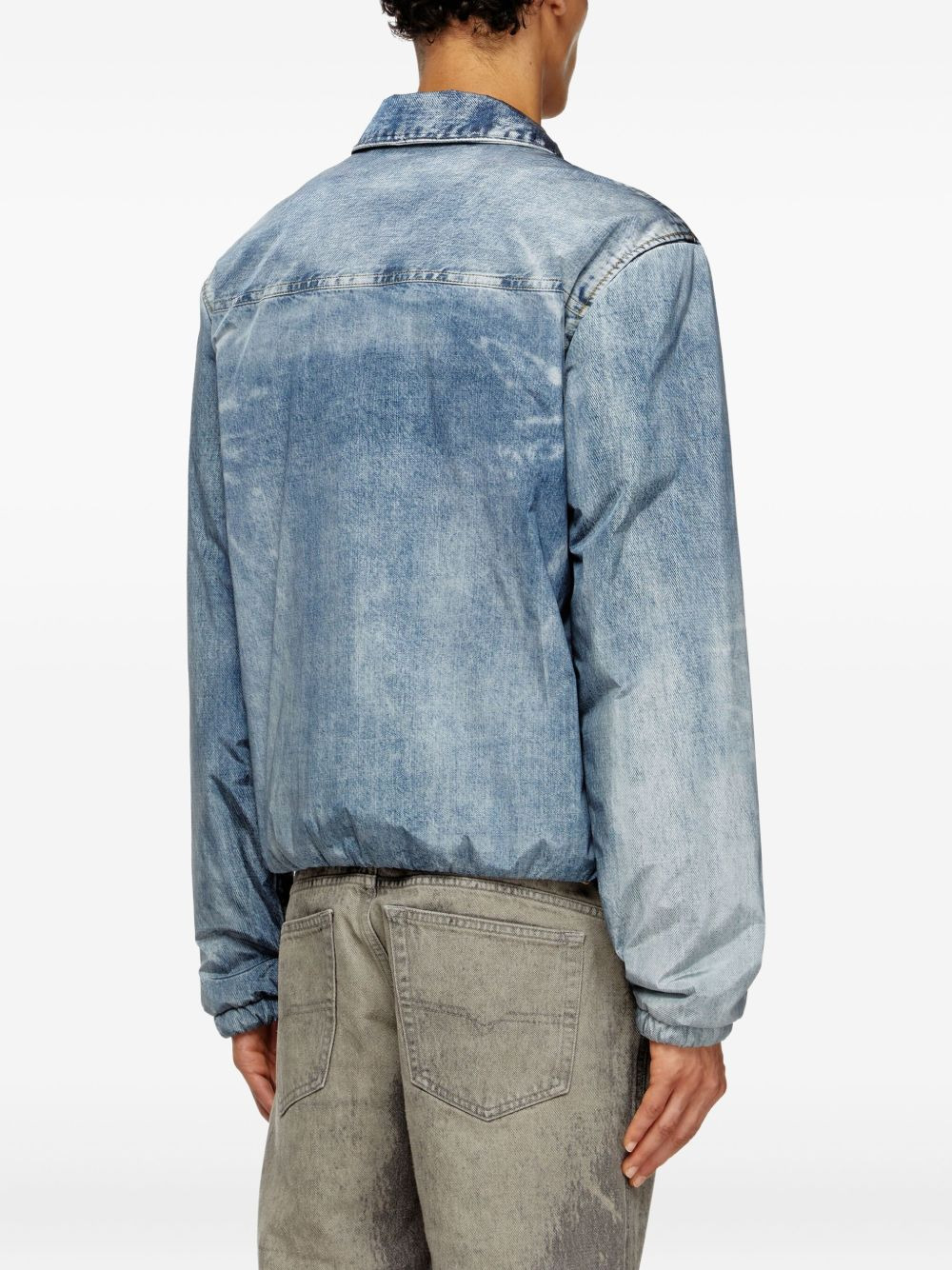 denim-effect jacket - 4