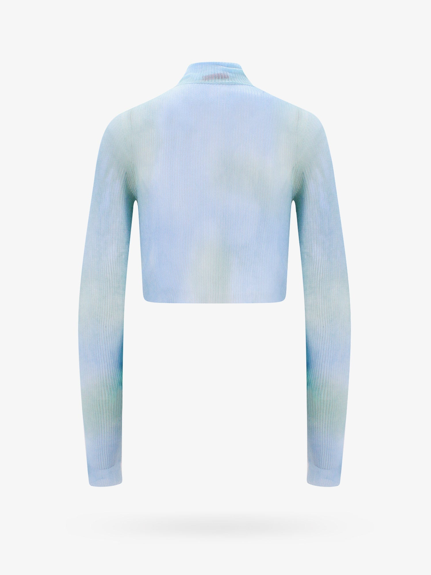 Crop Fit Top With Tie-Dye Effect - 2