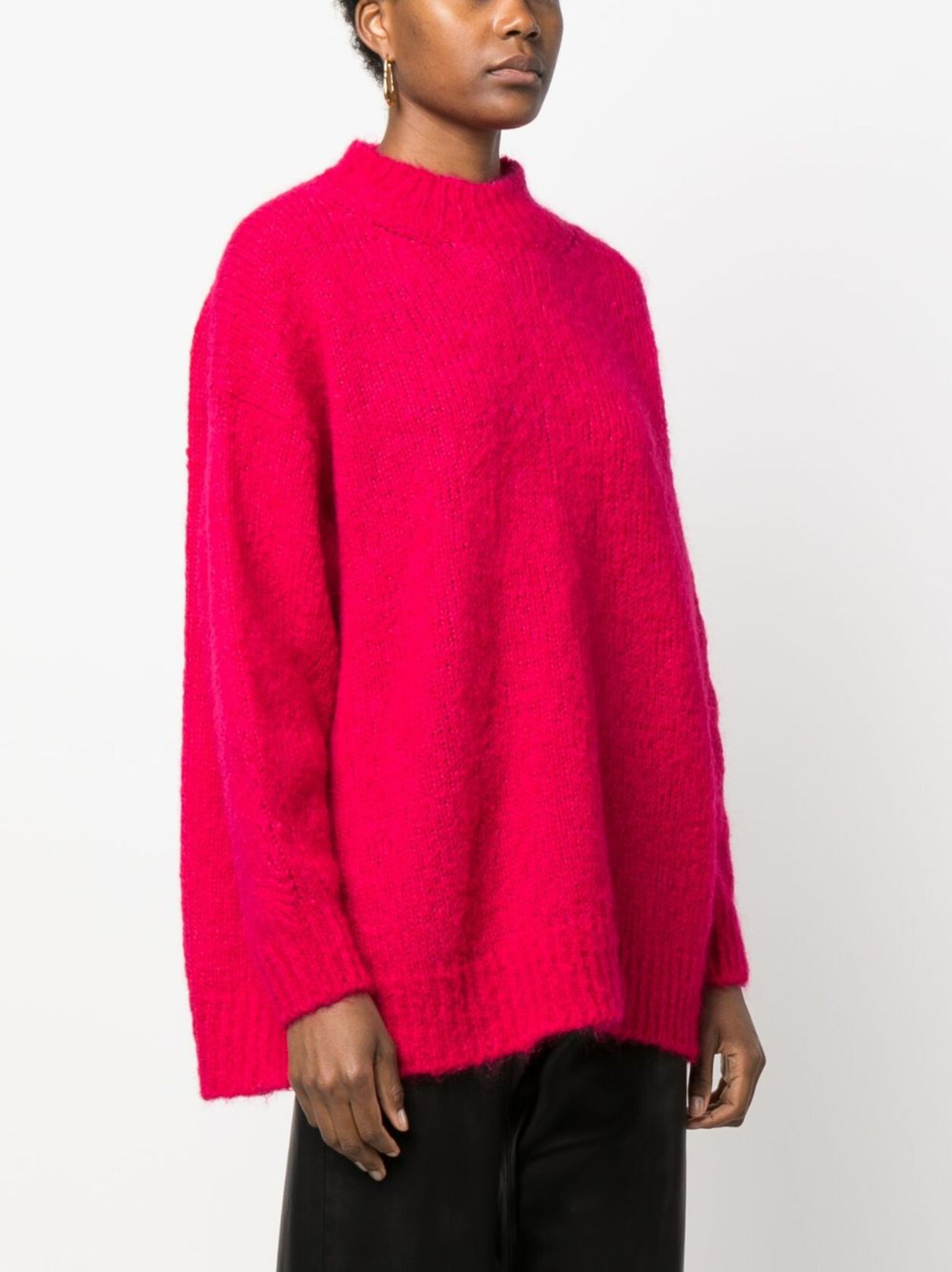 brushed mohair-blend jumper - 3