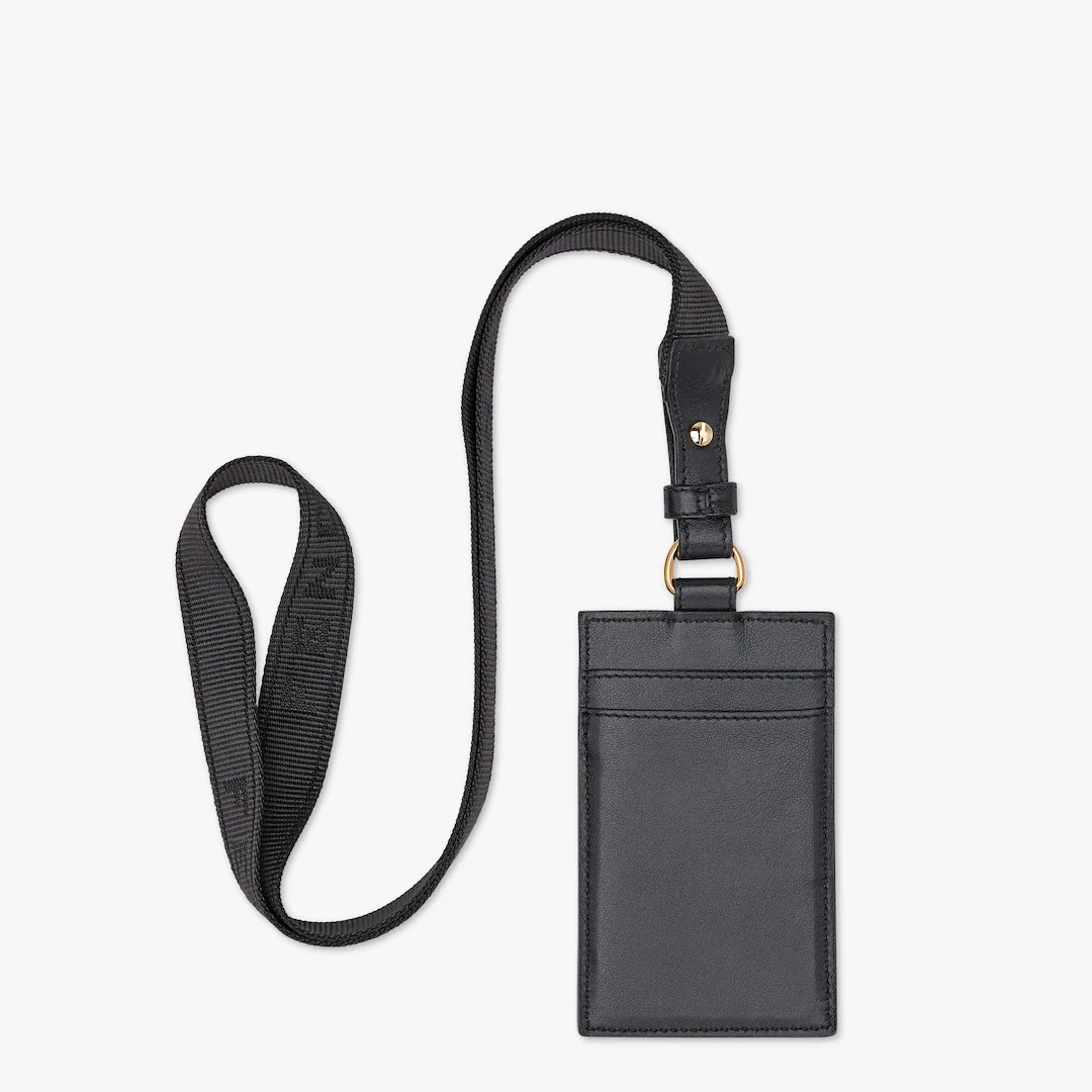 Fendace card holder in multicolor fabric - 2