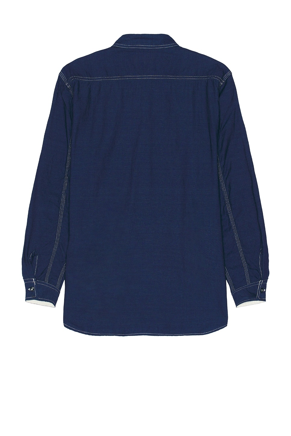 Work Indigo Chambray Shirt - 2