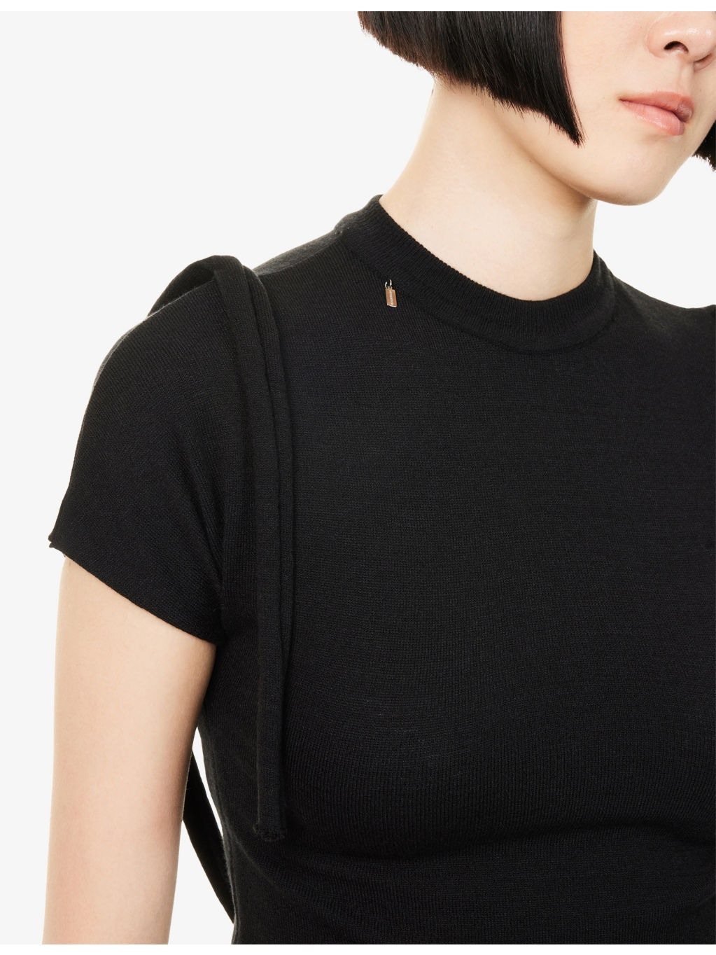 Deconstructed Strap Knit Top - 5