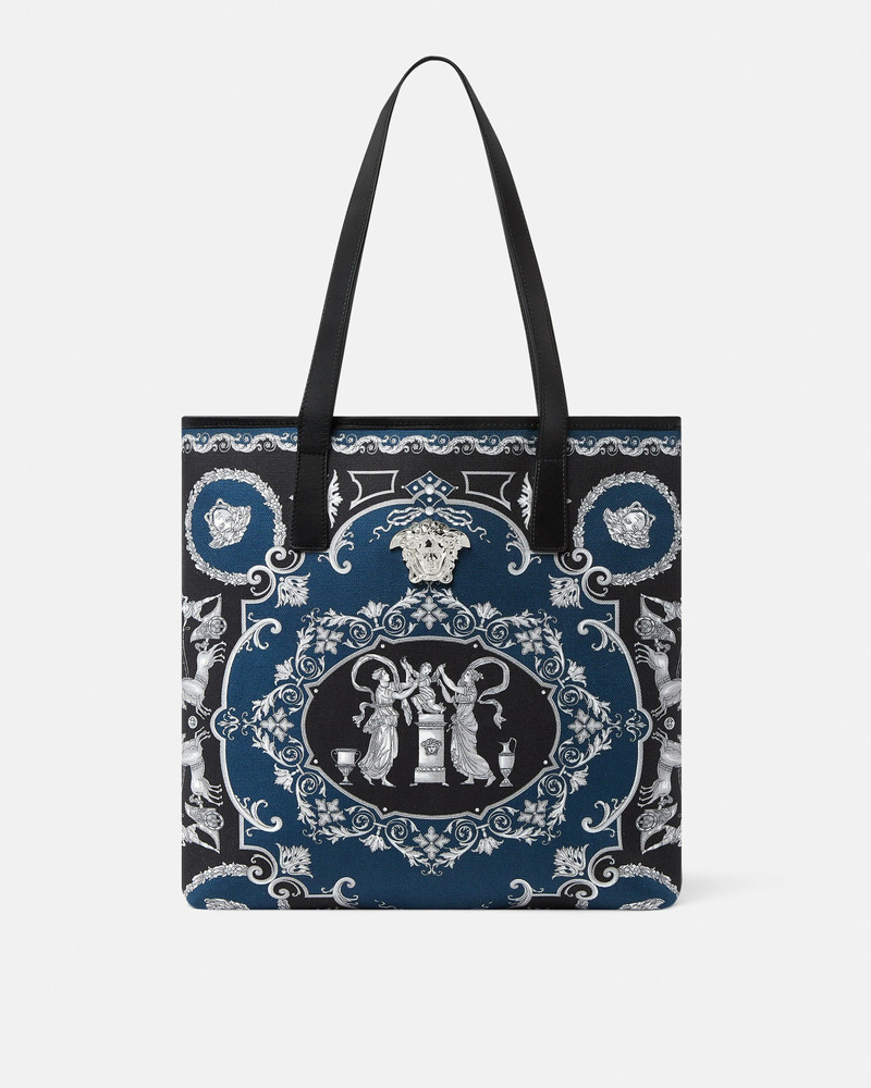 La Medusa Printed Canvas Tote 1