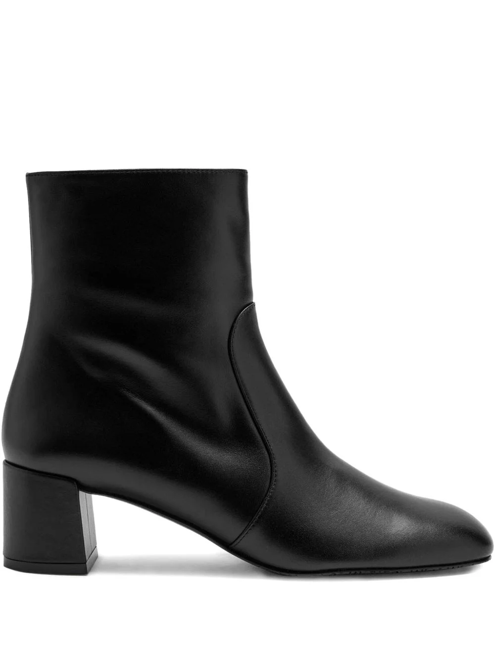 zip block-heel boots - 1