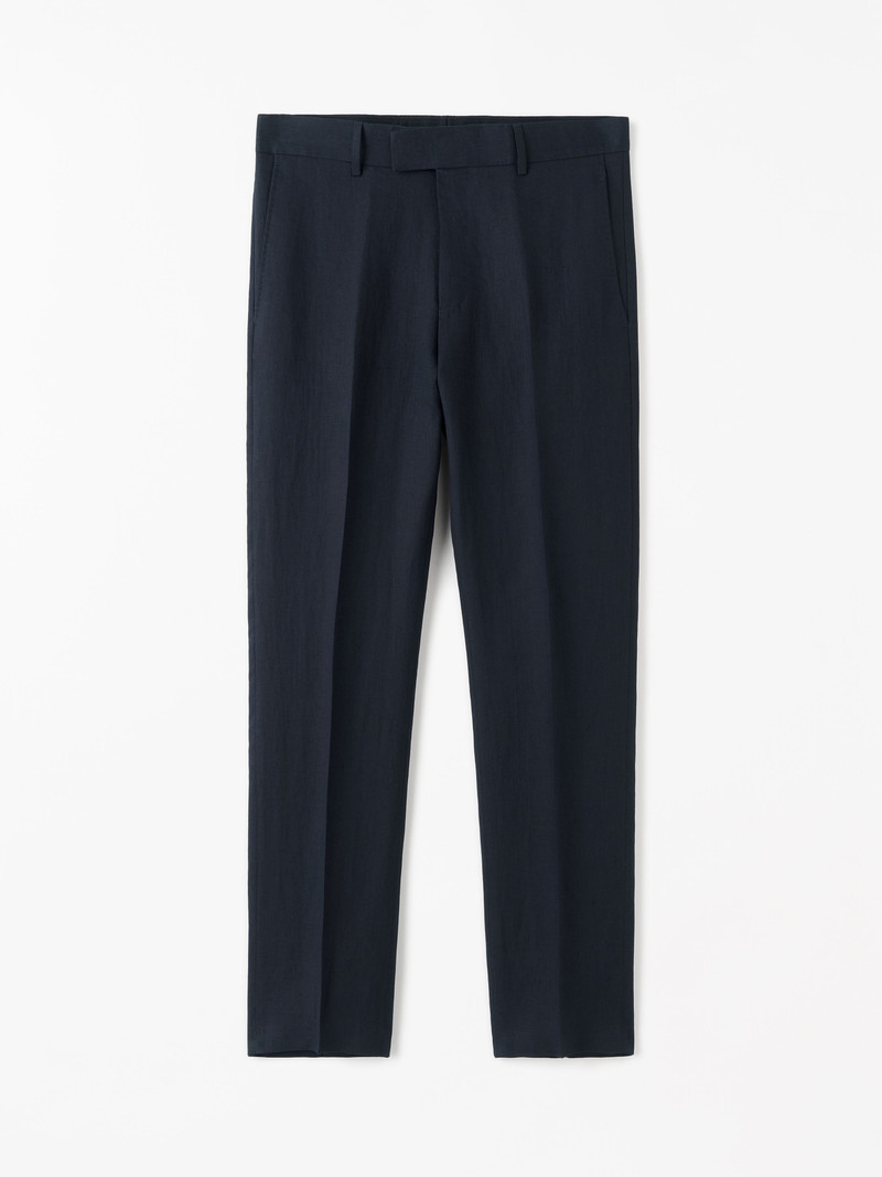 Tense Tapered Linen Trousers 1