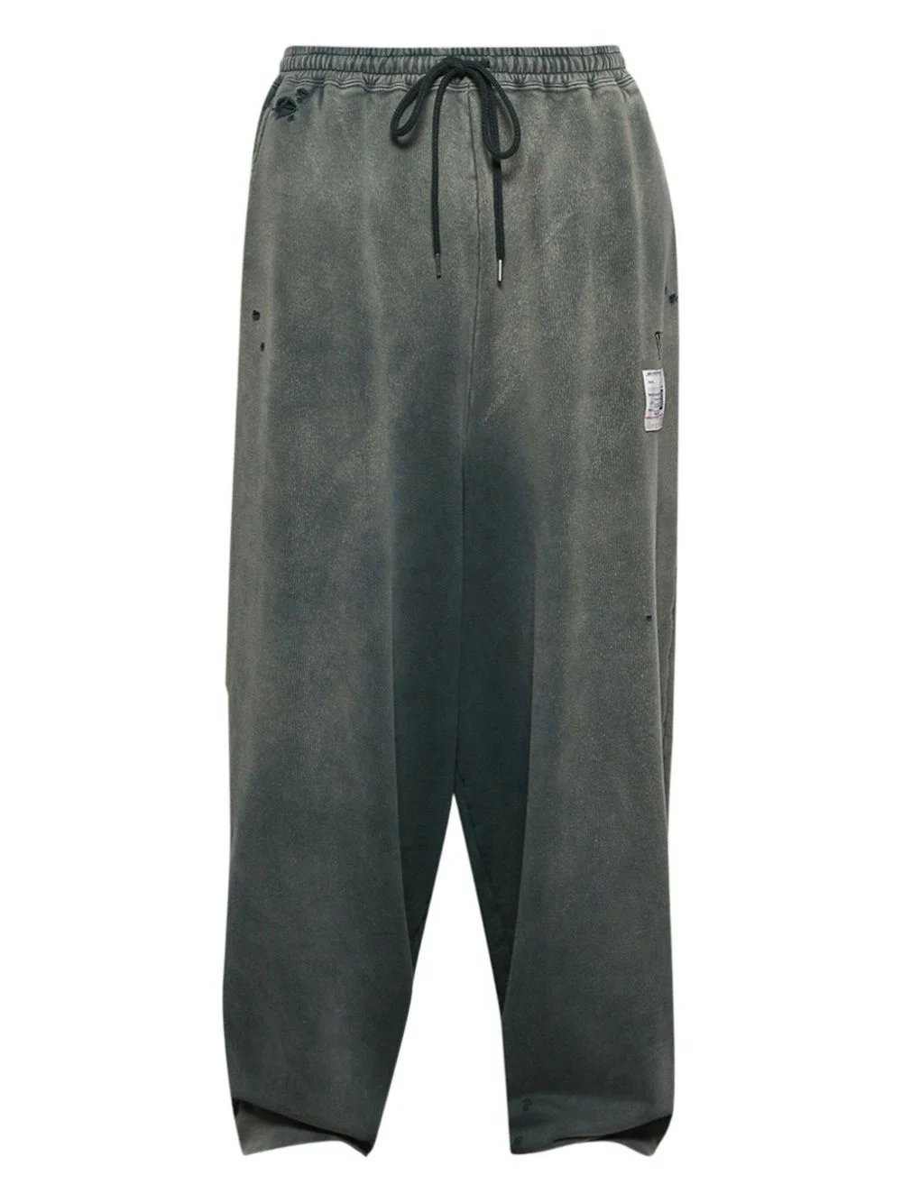 faded track pants - 1