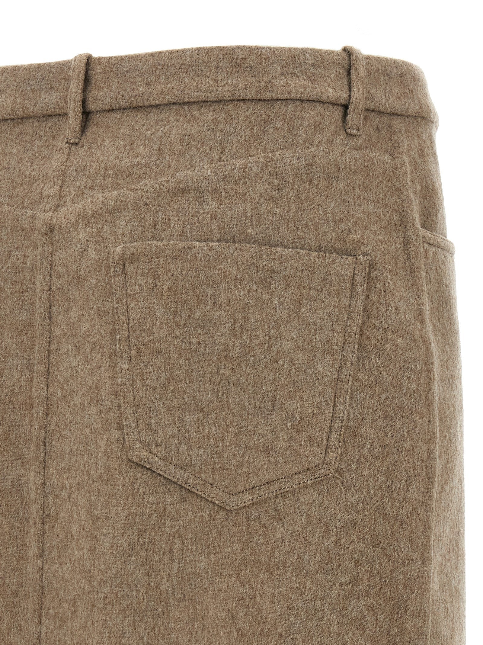 Wrapped Skirts Beige - 4