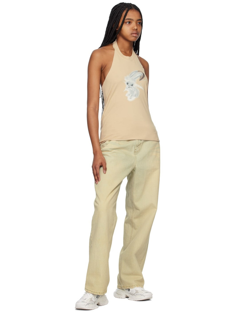 We11done Beige Wide-Leg Jeans outlook