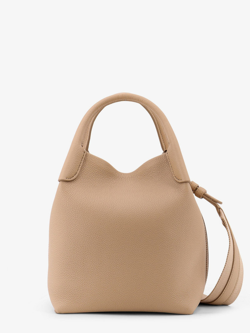 Loro Piana Bale Small Leather Bucket Bag outlook