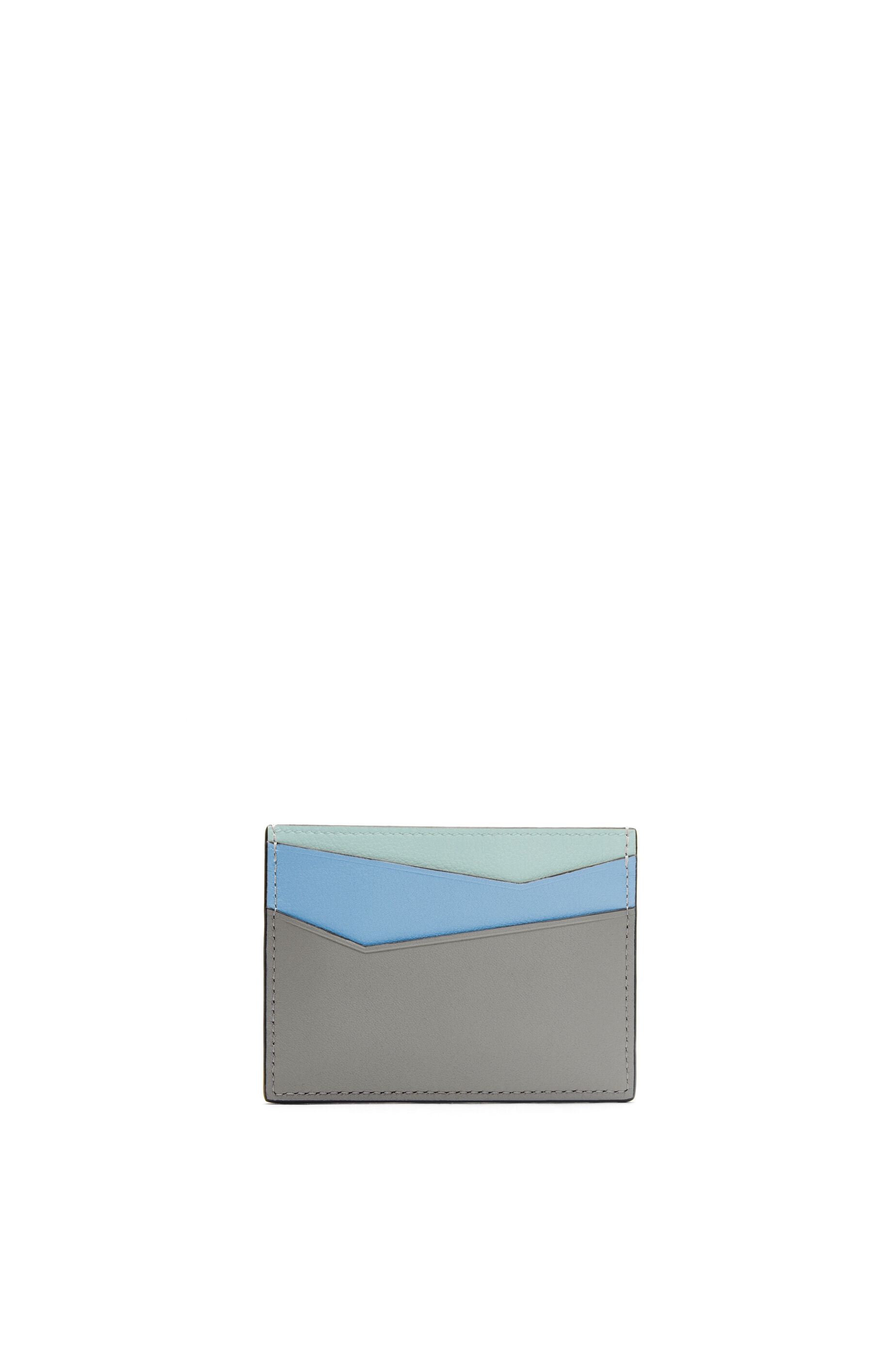 Puzzle plain cardholder in classic calfskin - 3