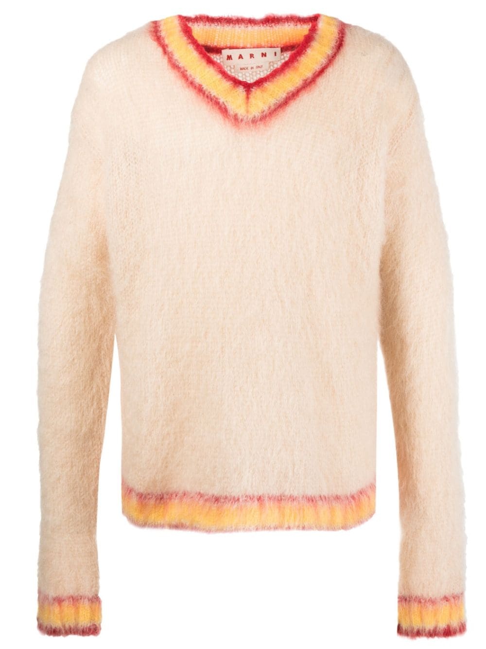 brushed mohair-blend jumper - 1