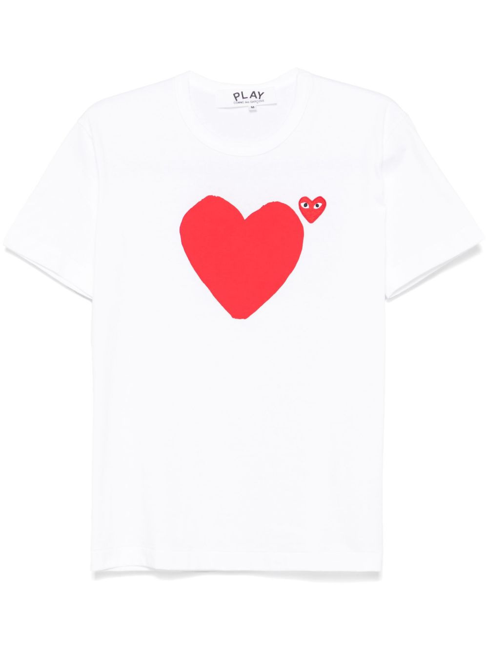 heart-print cotton T-shirt - 1