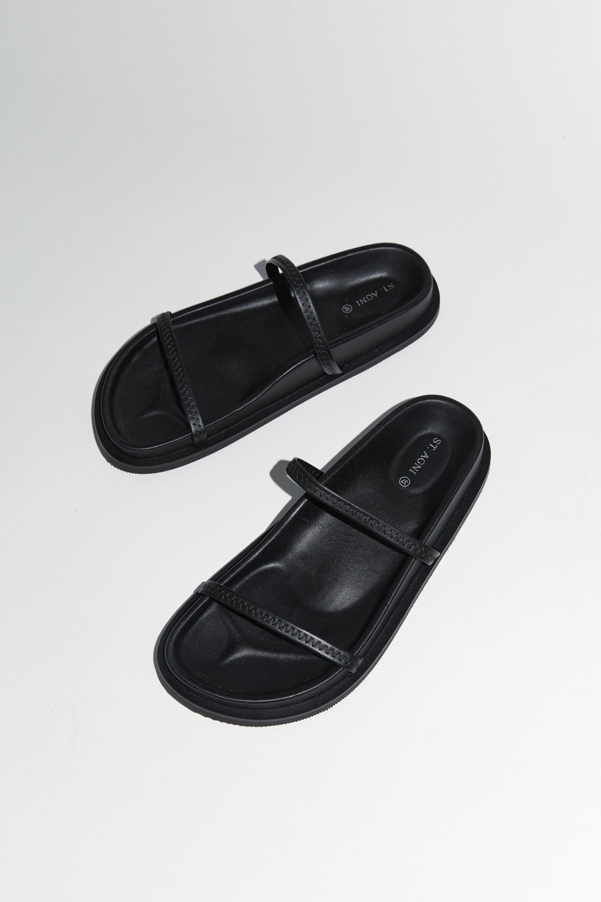 Fine Strap Slide - Black - 2