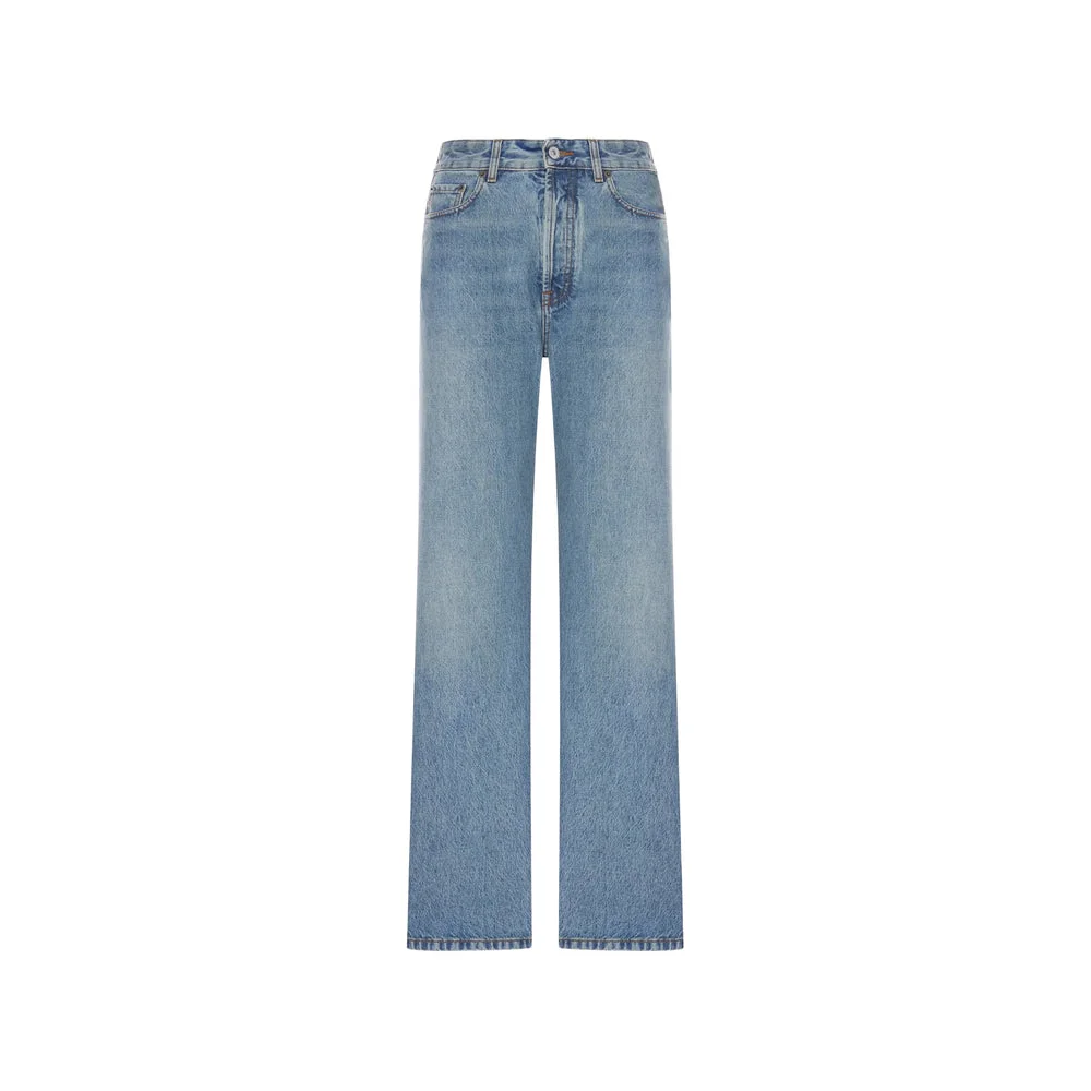 Miu Miu Blue Denim - Straight-Leg Jeans Women - 1