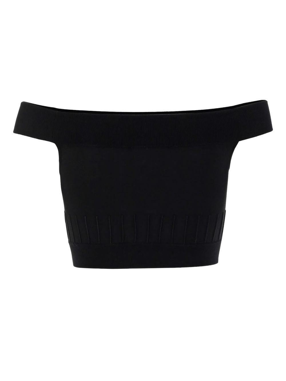 off-shoulder crop top - 2