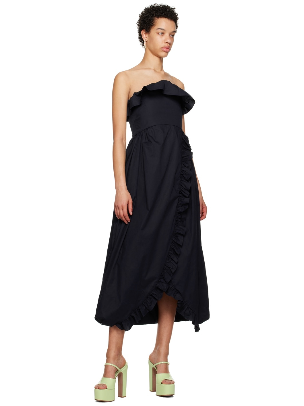 SSENSE Exclusive Navy Sylvia Maxi Dress - 4