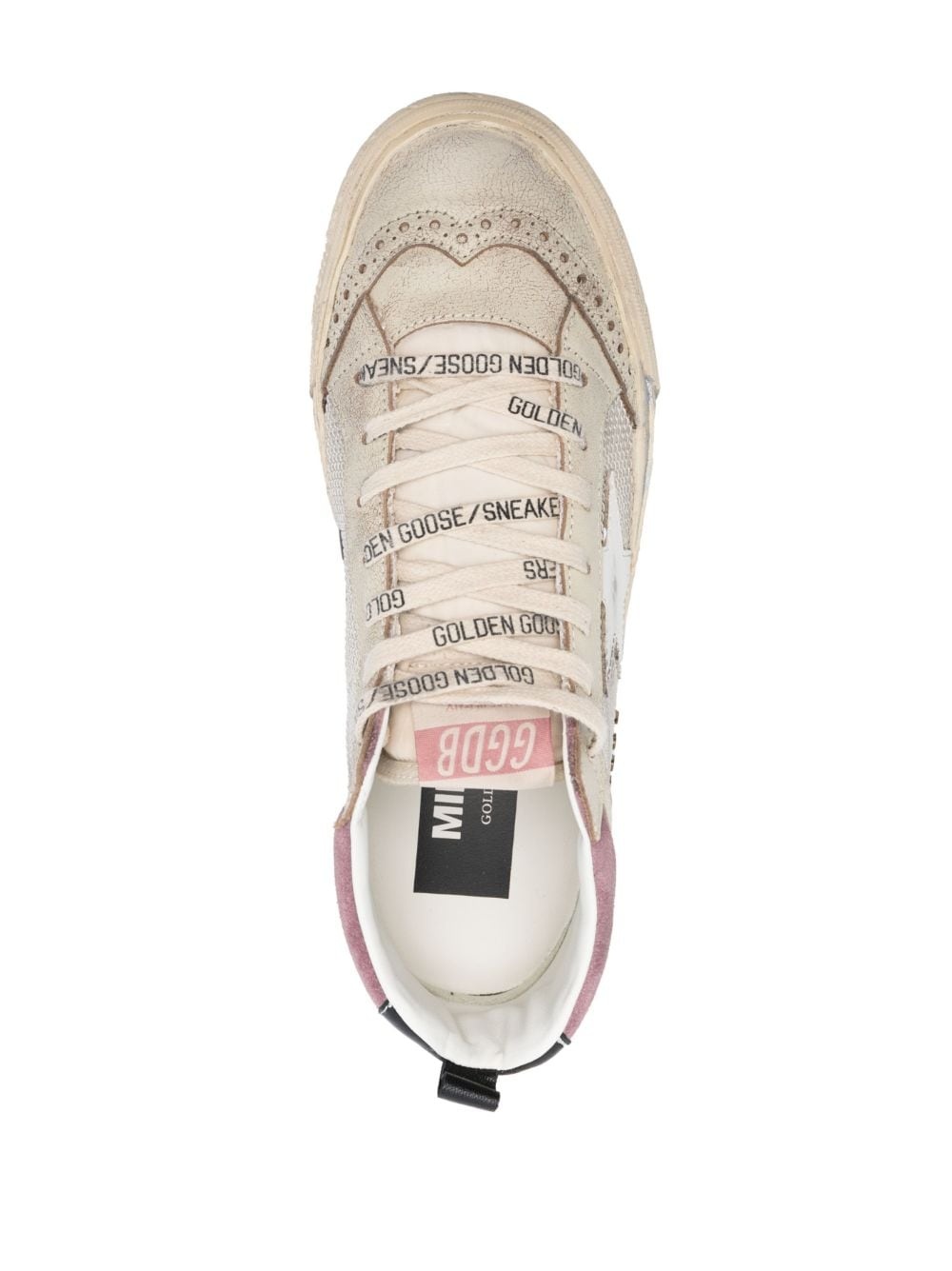 logo-print hi-top sneakers - 4