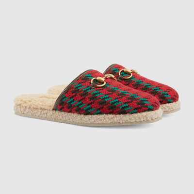 GUCCI Women's Houndstooth slipper outlook