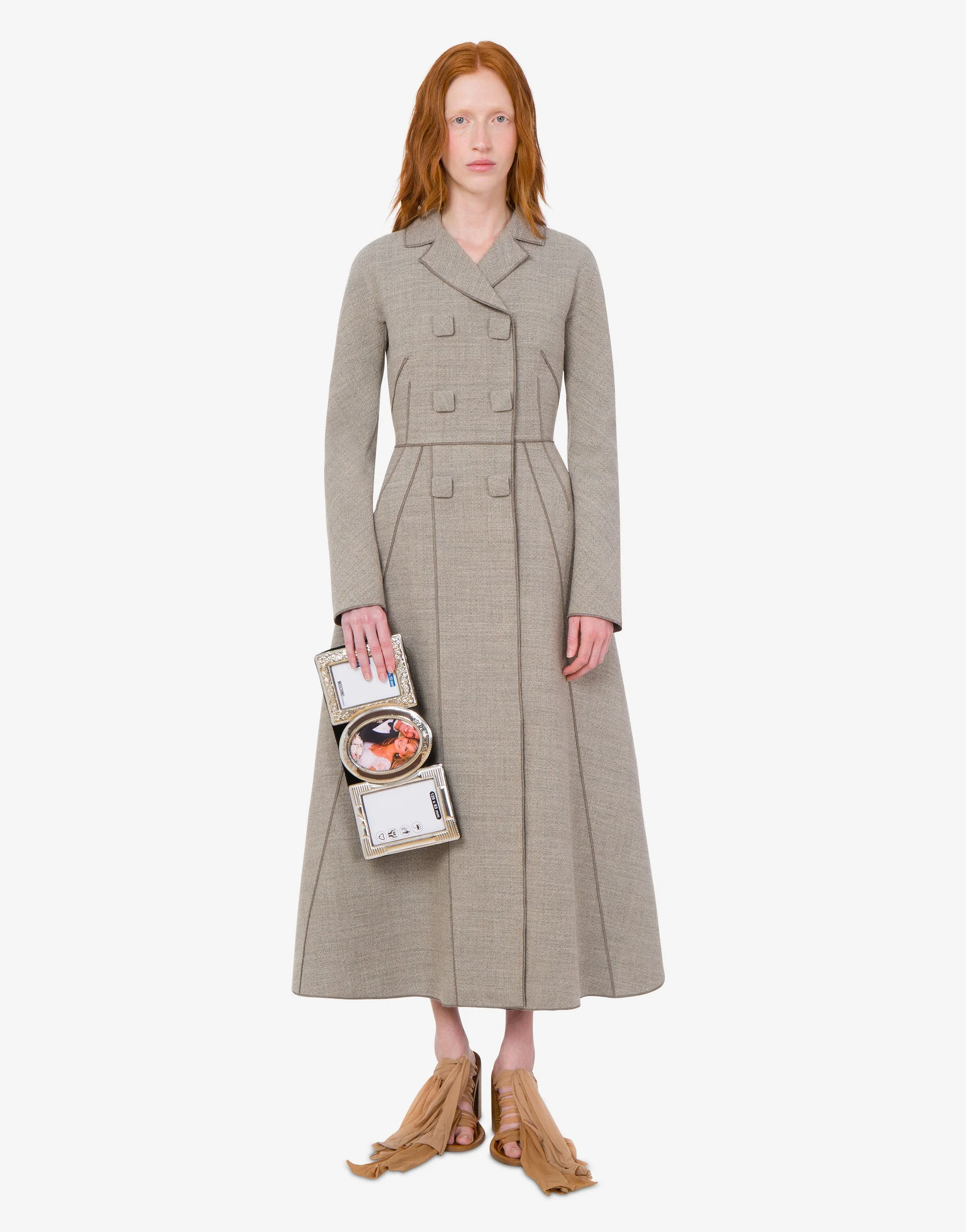 MATTE WOOL COAT - 1