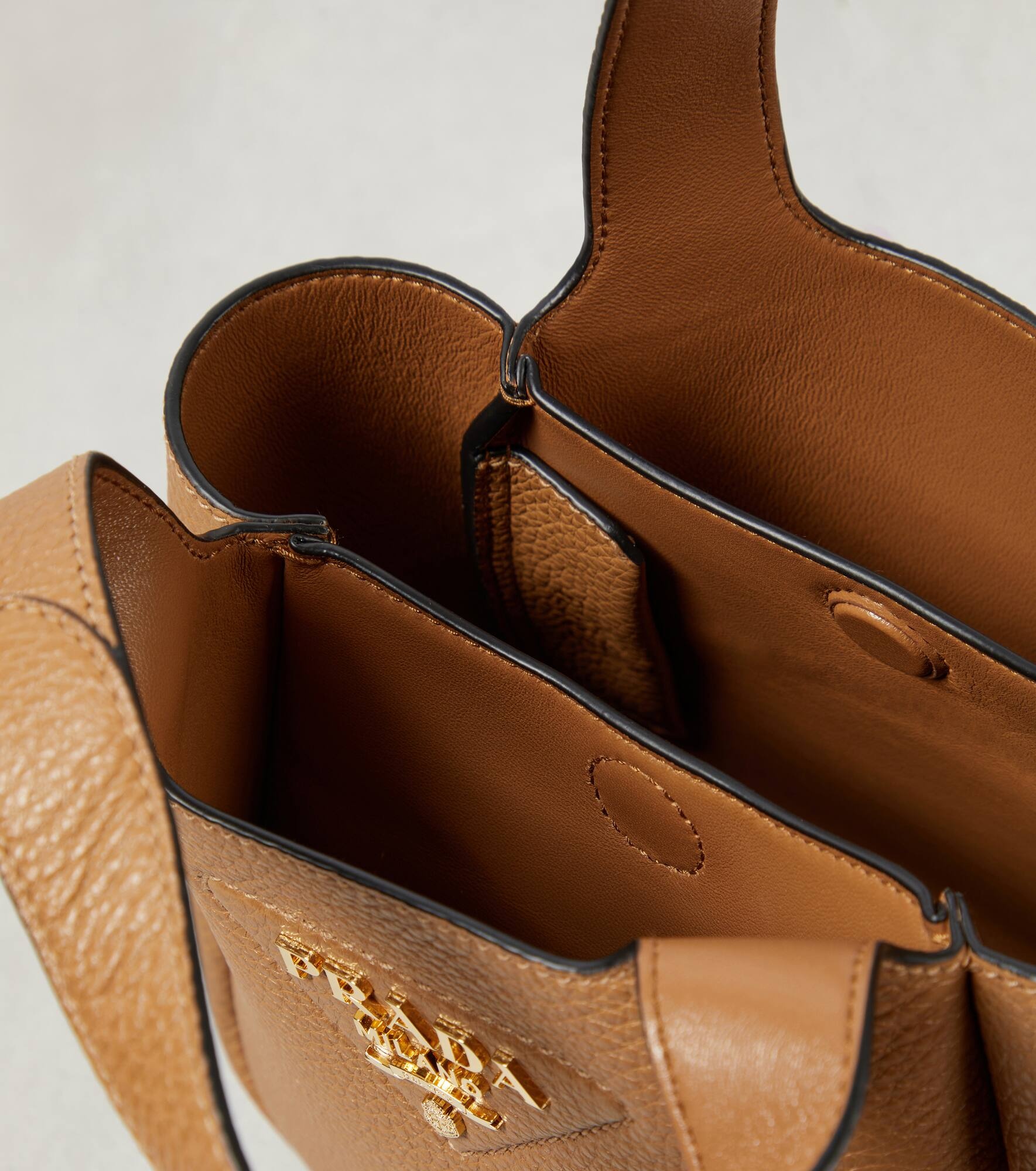 Mini leather tote bag - 3