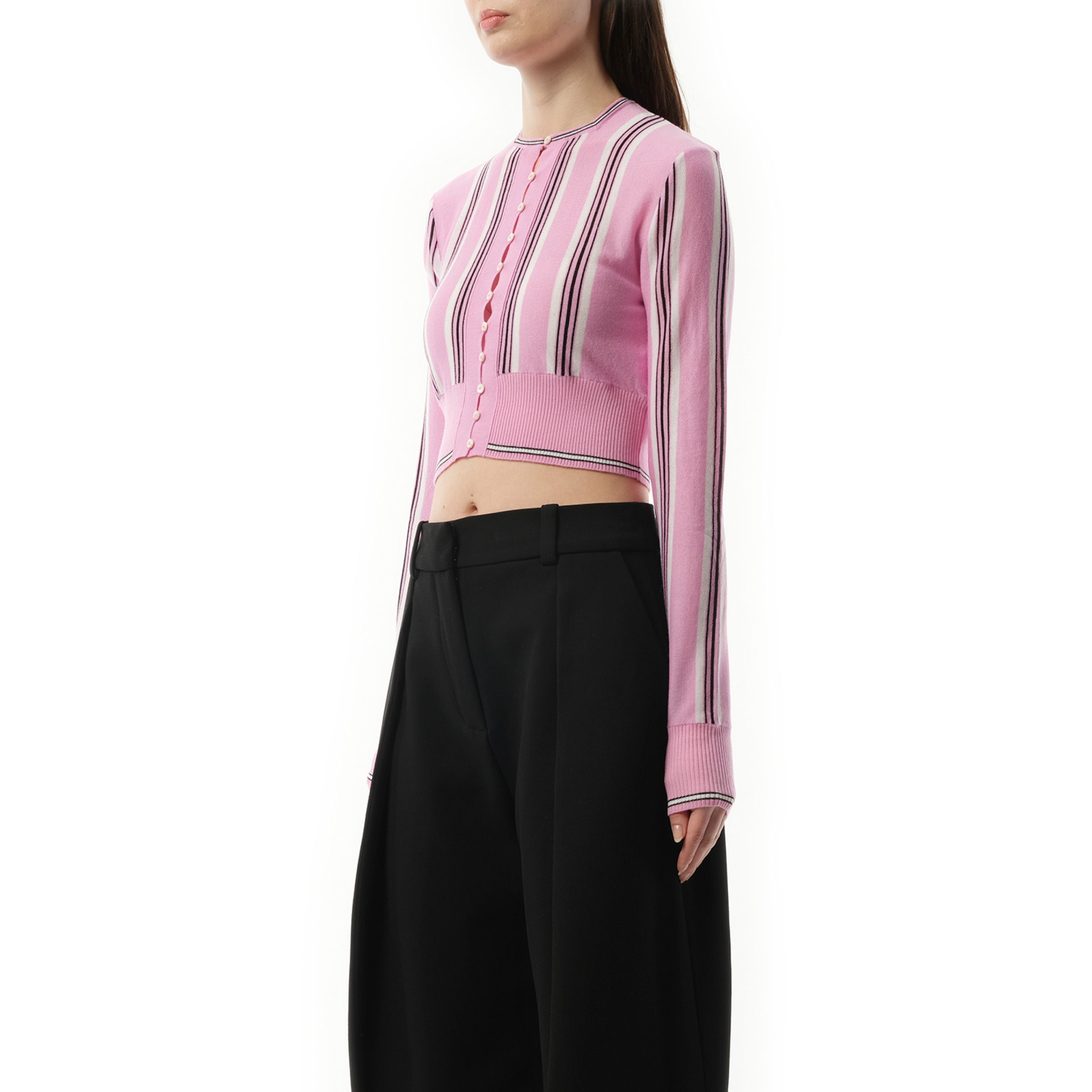 Le Cardigan Spiaggia in Pink/Multicolour - 5