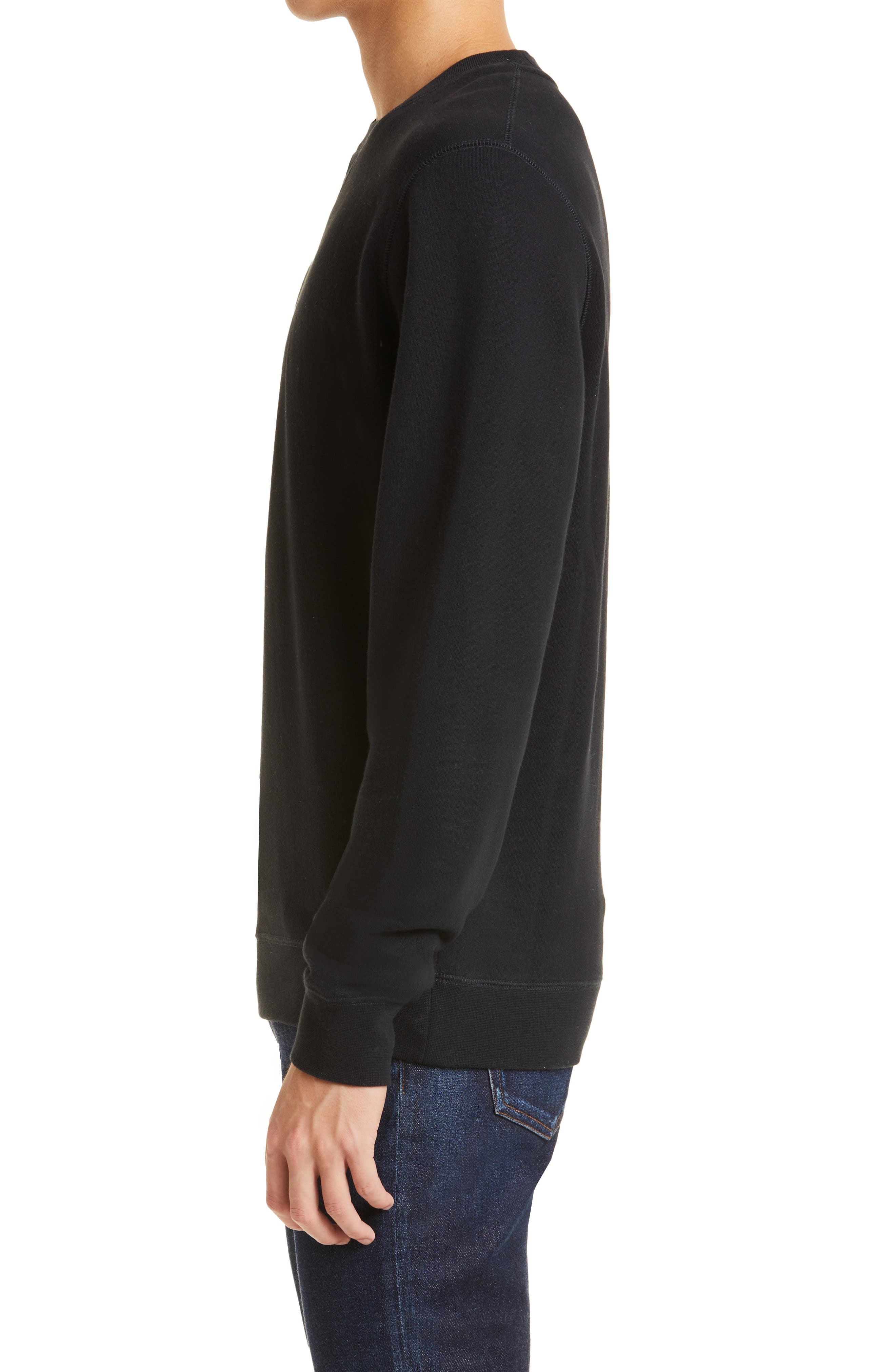 Men's Crewneck Cotton French Terry Sweatshrt - 3