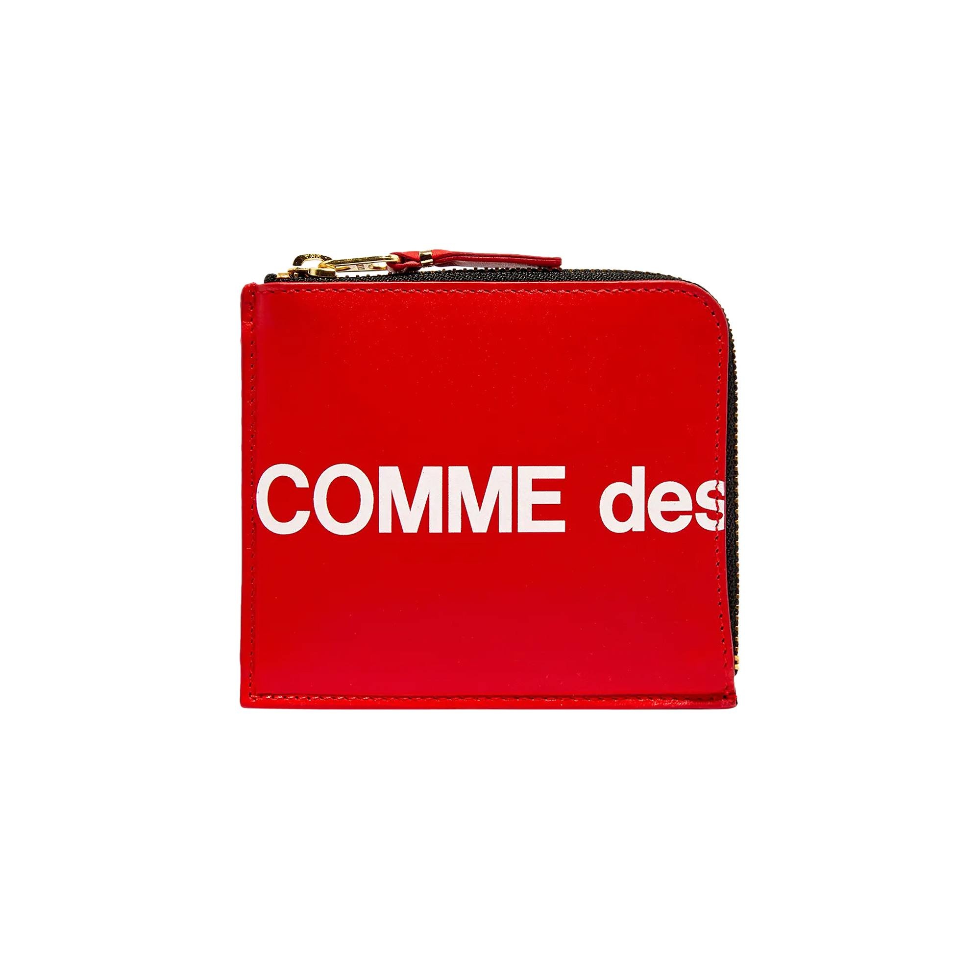 Comme des Garçons Huge Logo Wallet 'Red' - 1