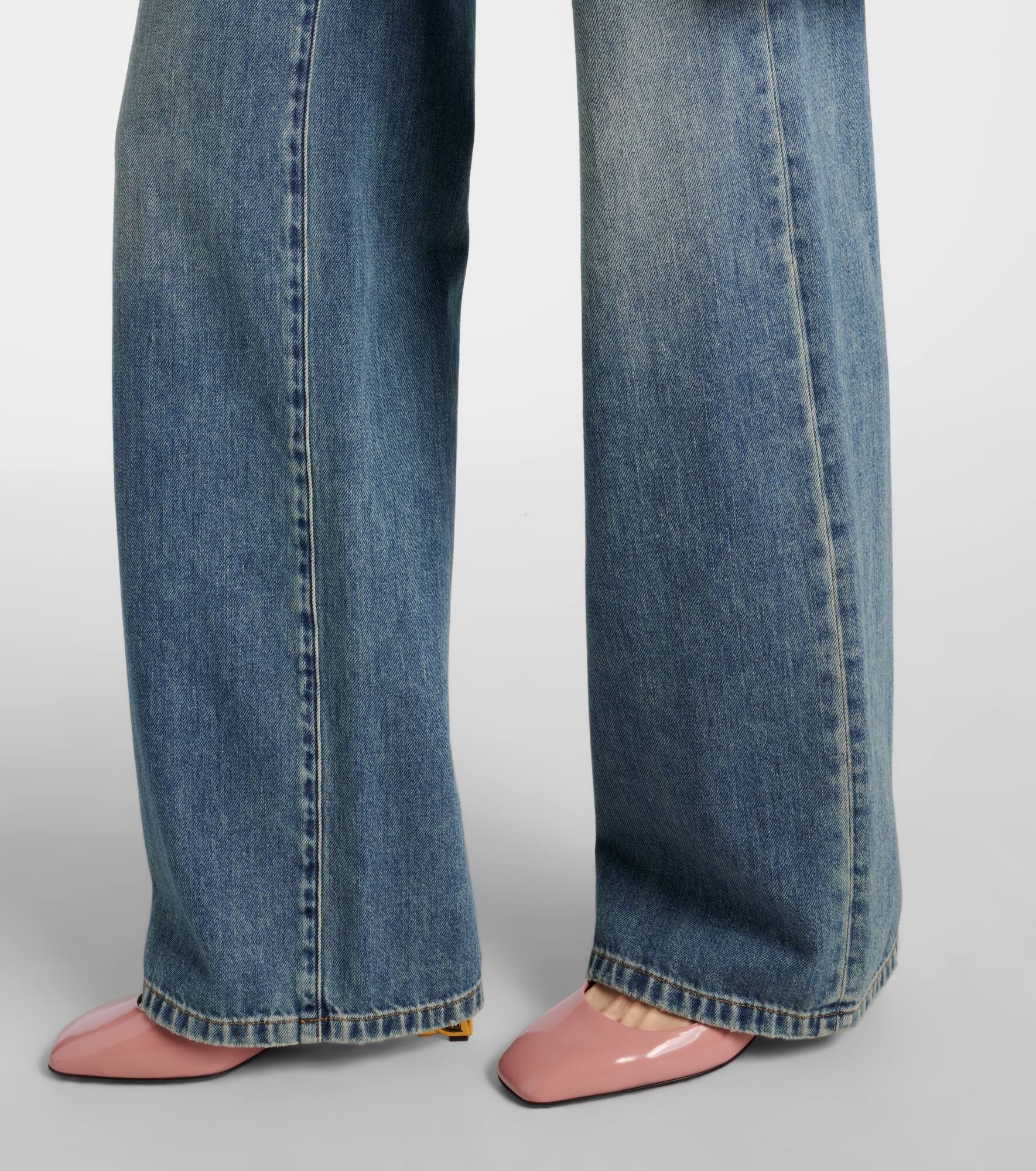 High-rise wide-leg jeans - 5