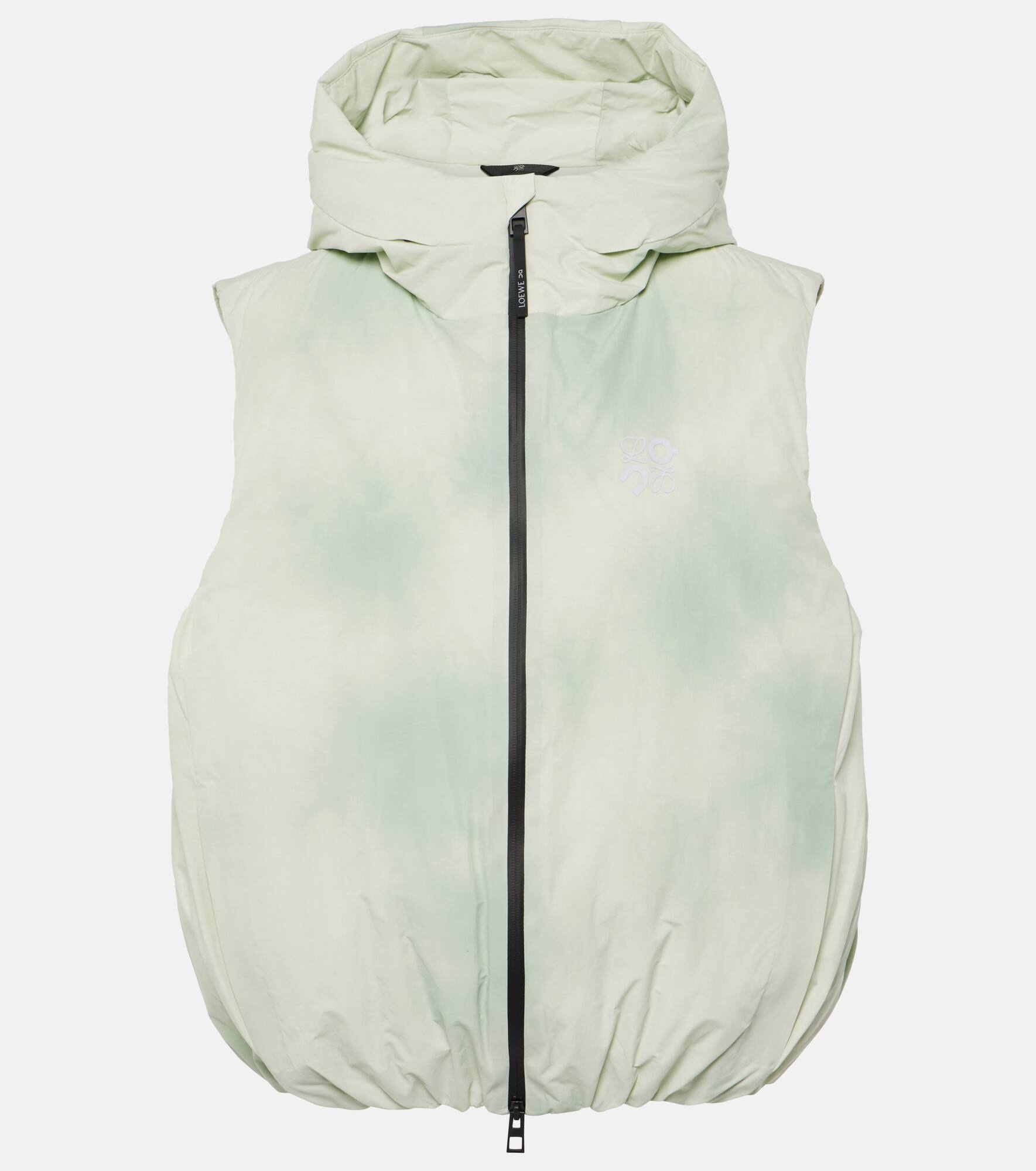 x On tie-dye technical puffer vest - 1