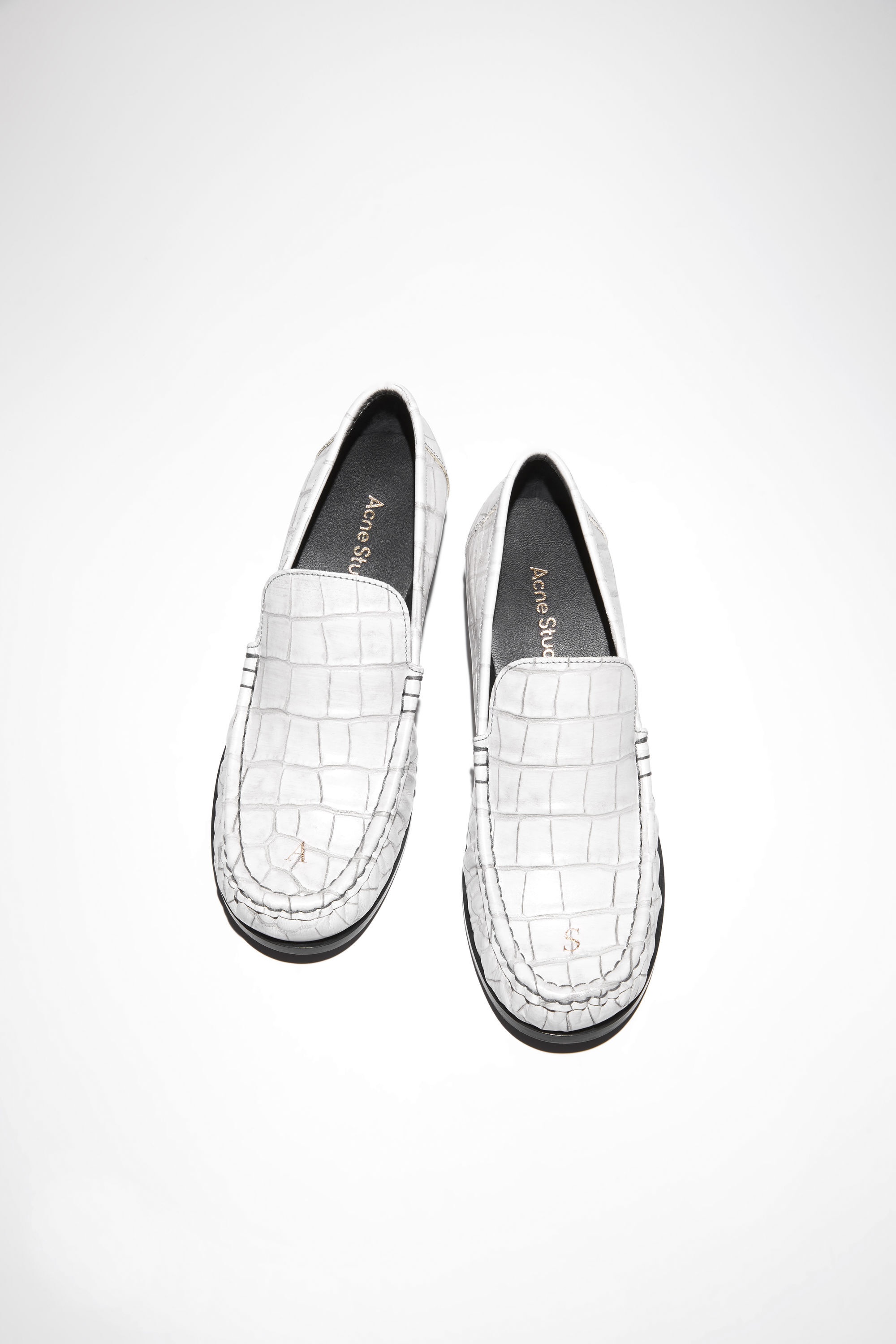 Leather loafers - Off white - 3
