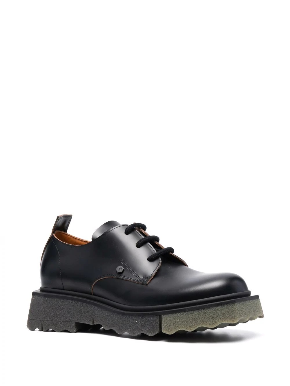 sponge sole derby shoes - 2