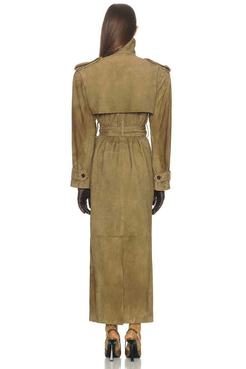 HELSA Suede Trench Coat outlook