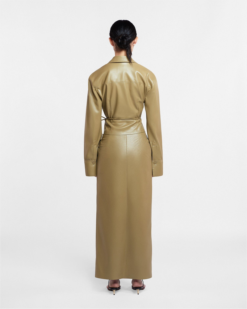 Nanushka Okobor™ Alt-Leather Shirt outlook