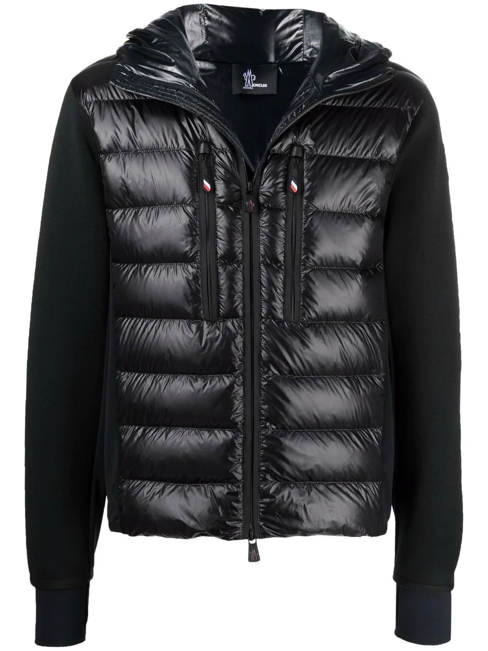 panelled padded jacket - 1